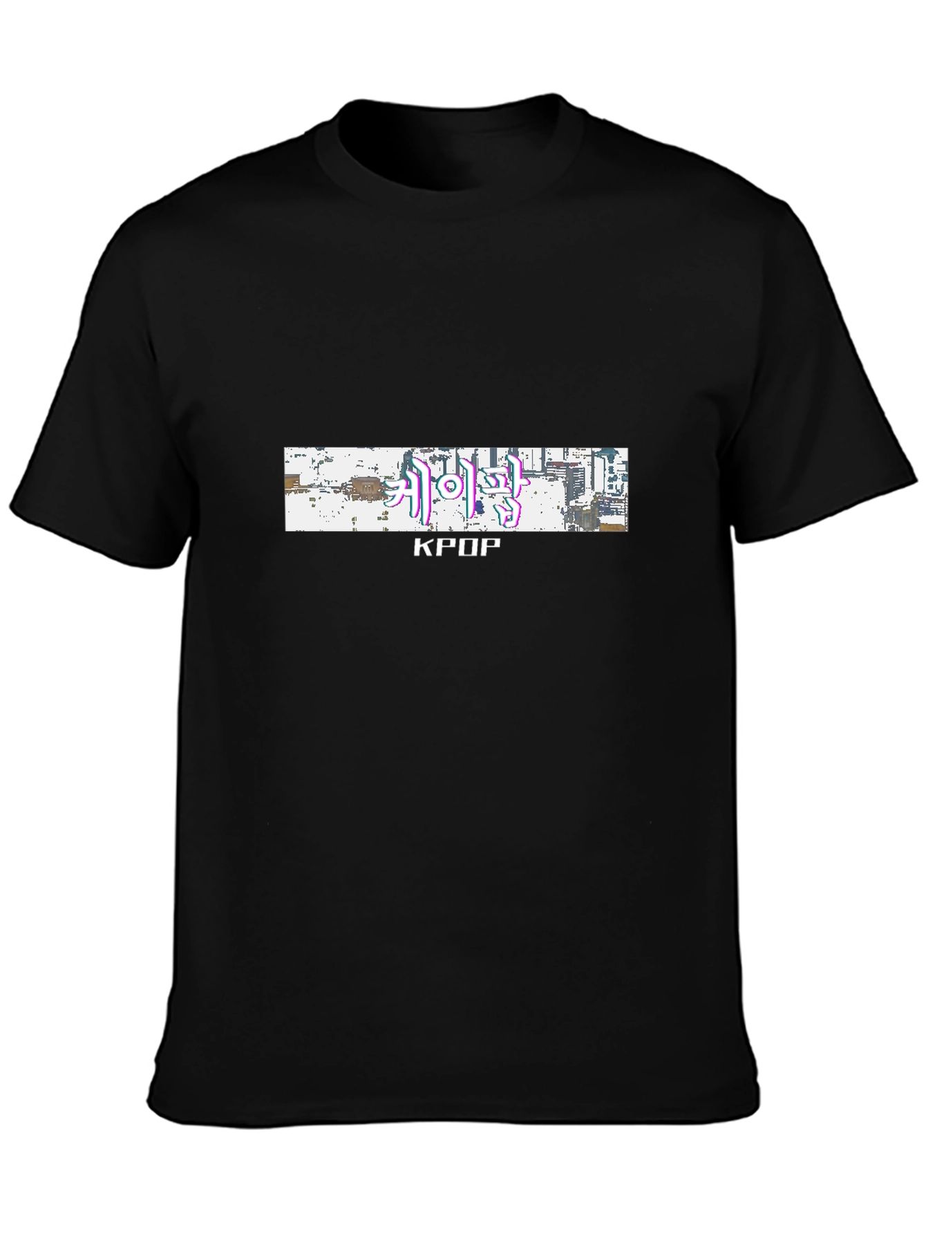 KPOP Black Graphic Tee