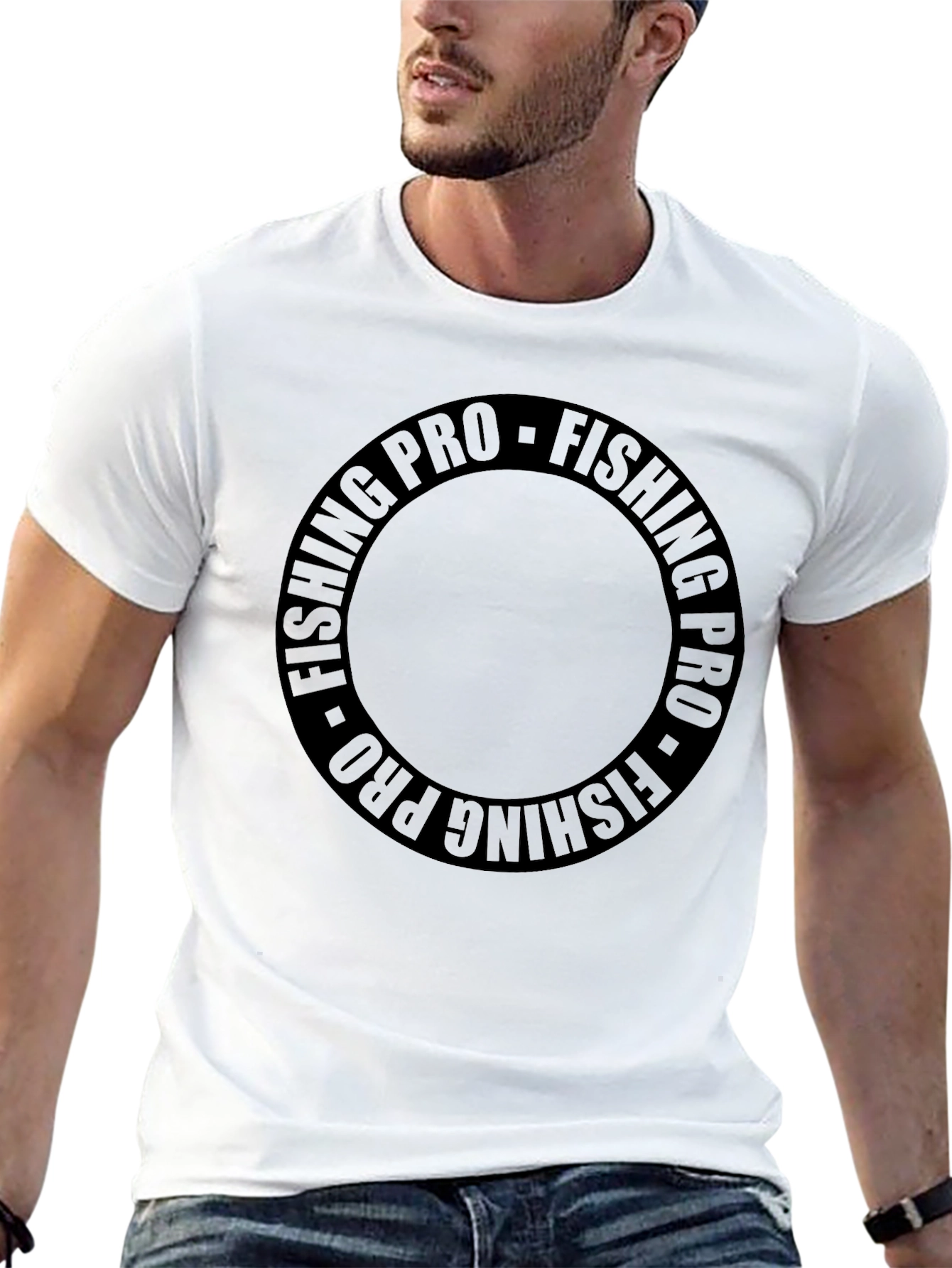 Fishing Pro T-Shirt - Circle Design