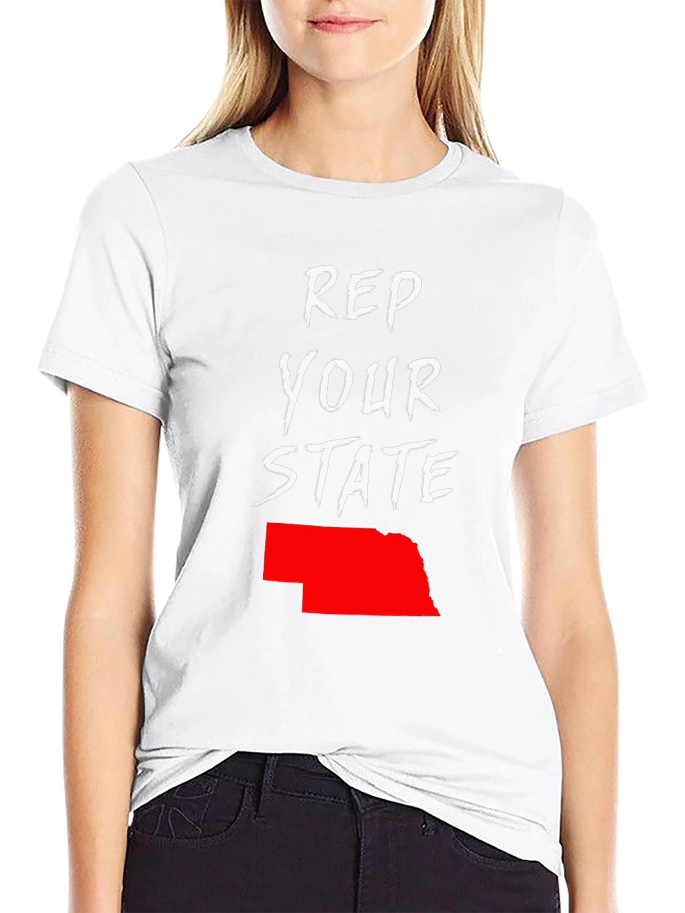 Rep Your State Nebraska Graphic Tee