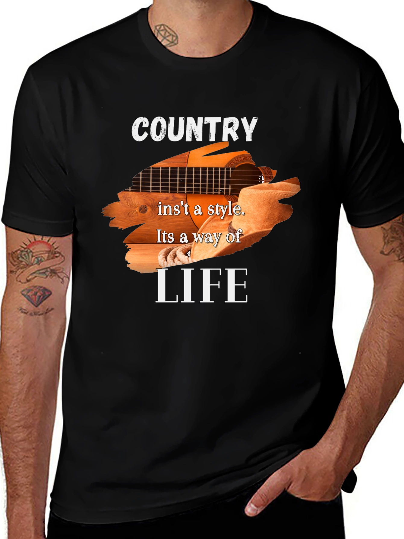 Country Music Style Graphic Tee