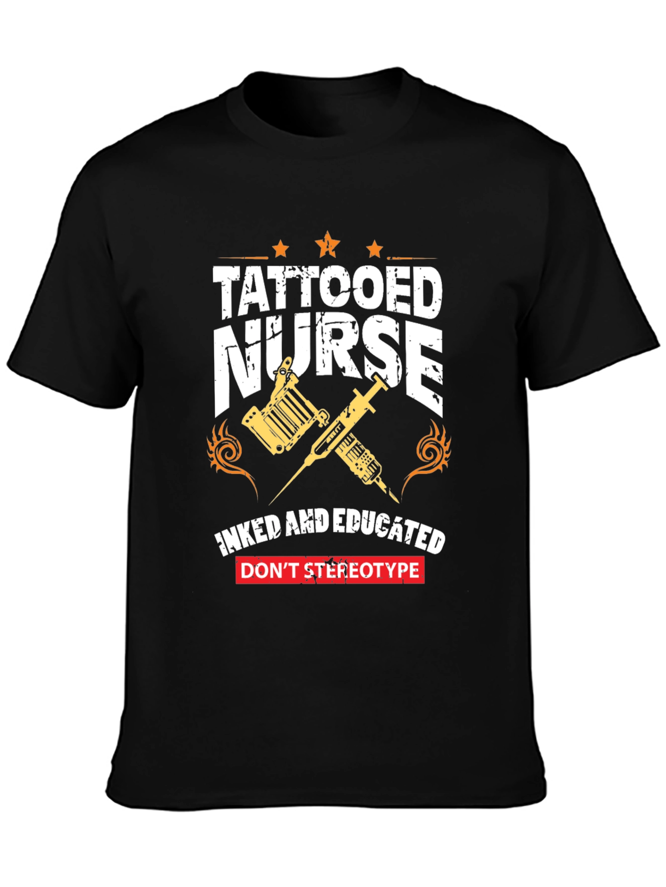 Tattooed Nurse Graphic Tee