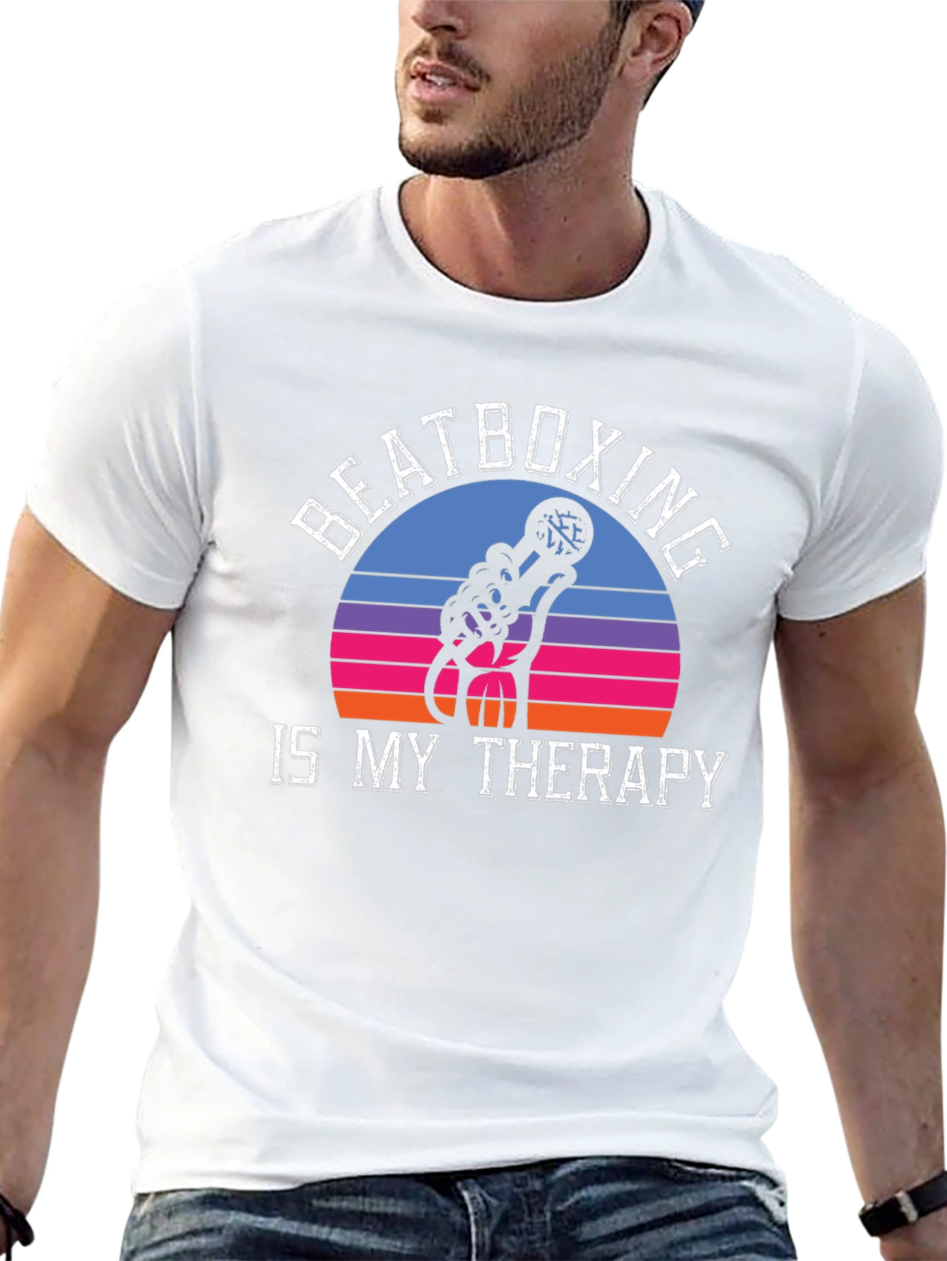Beatboxing Therapy T-Shirt - Music Lover Tee