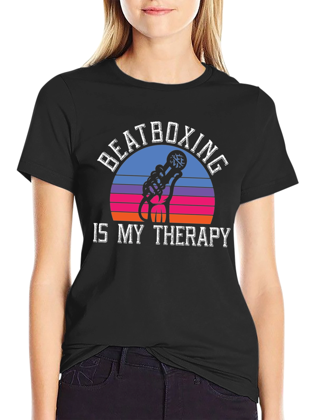 Beatboxing Therapy T-Shirt - Music Lover Tee