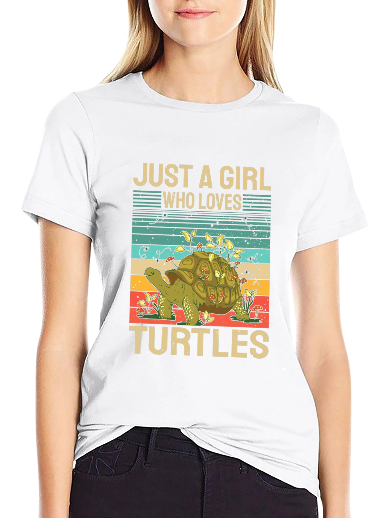 Just a Girl Who Loves Turtles T-Shirt