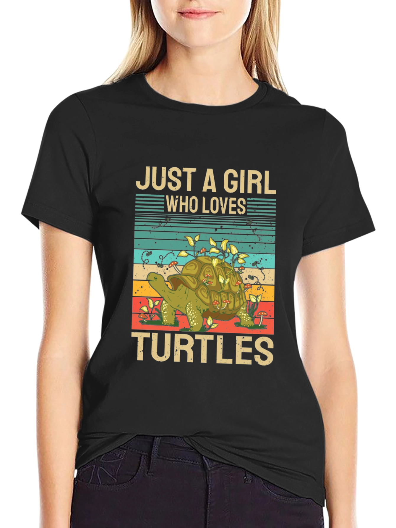 Just a Girl Who Loves Turtles T-Shirt