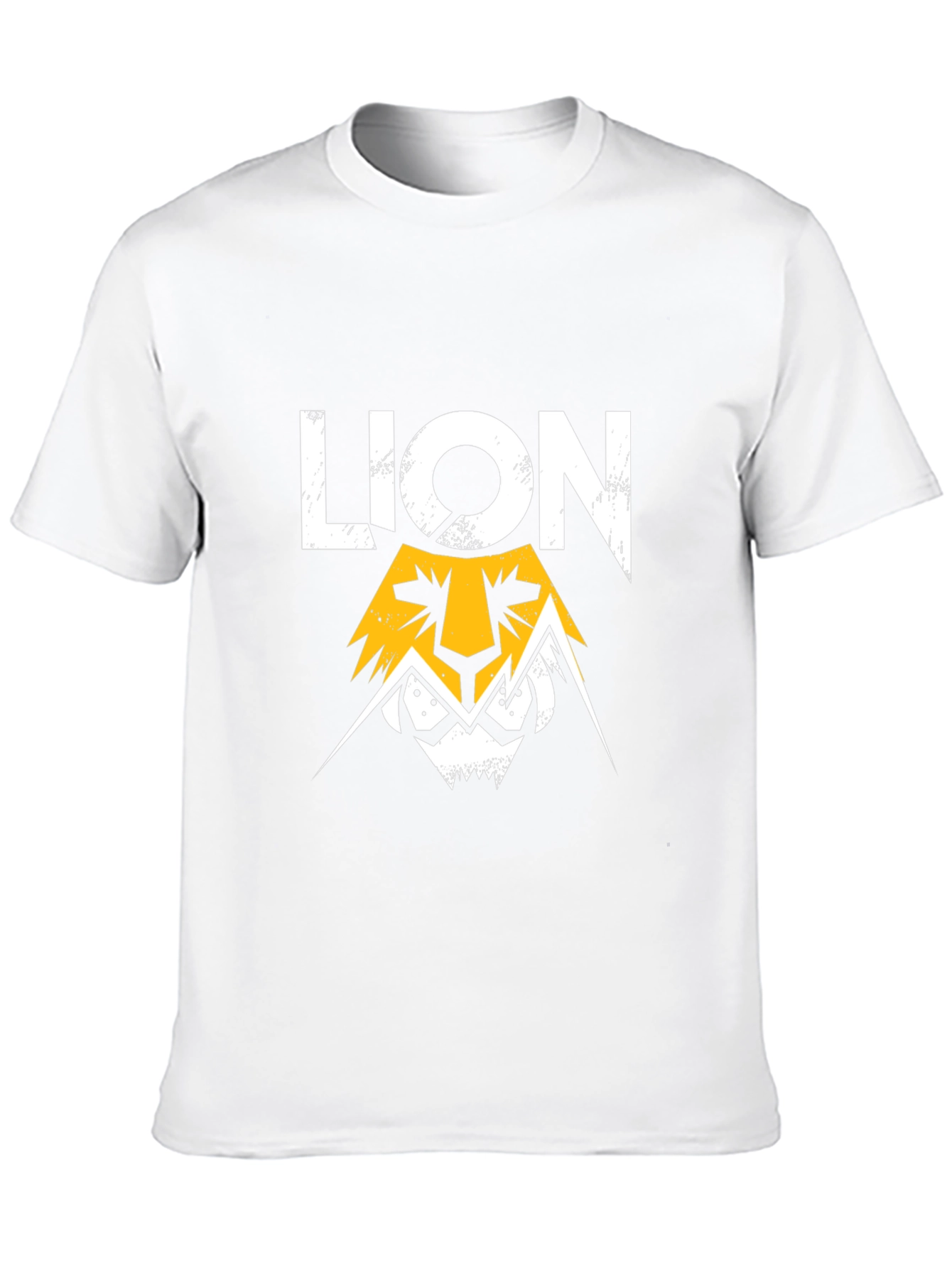 Lion Graphic Print Black T-Shirt