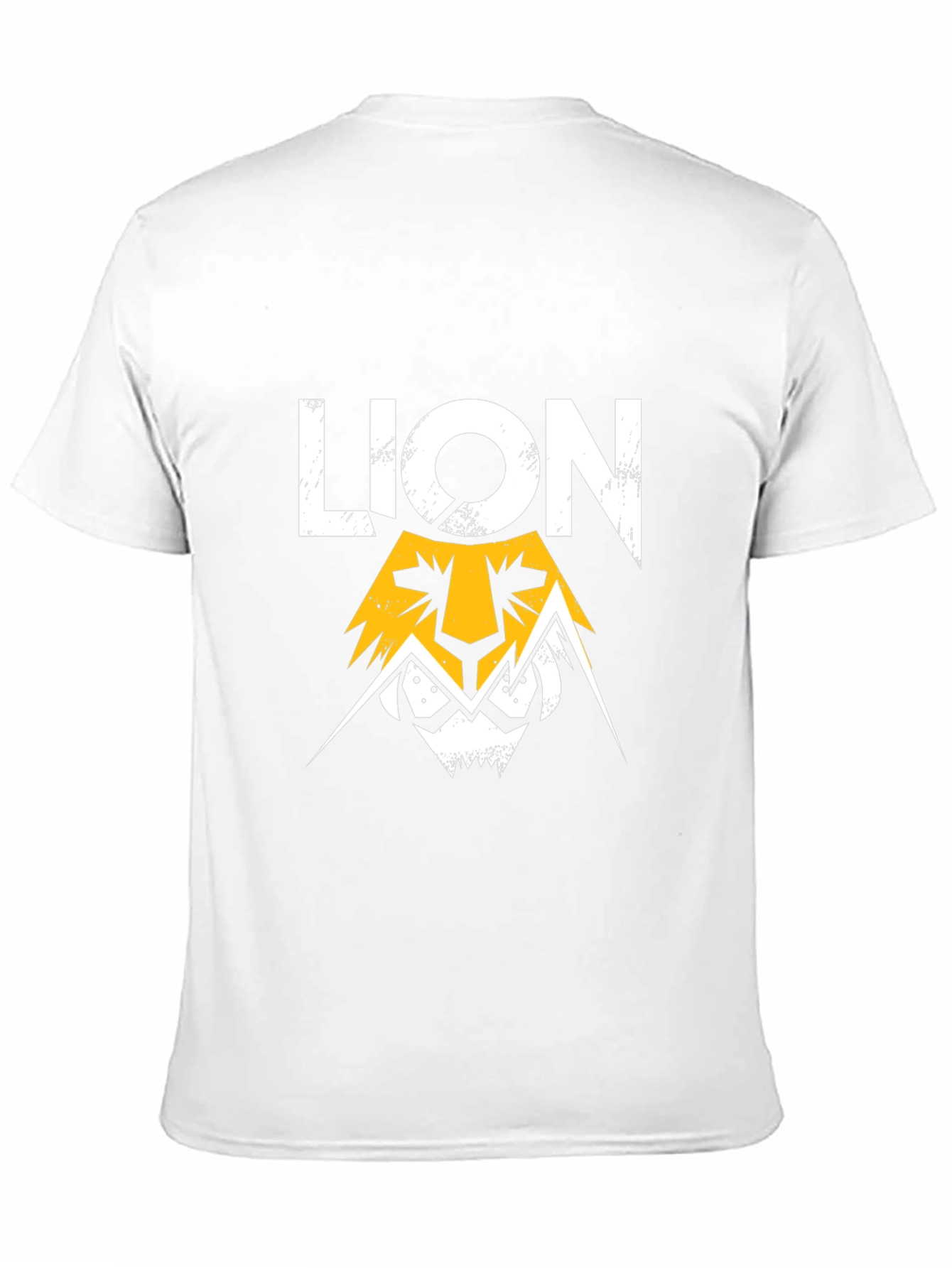 Lion Graphic Print Black T-Shirt