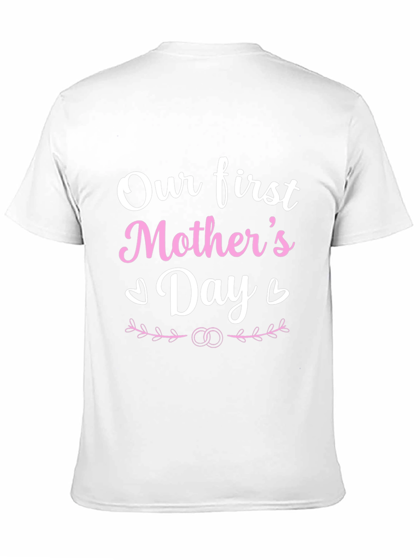Our First Mothers Day T-Shirt - Black