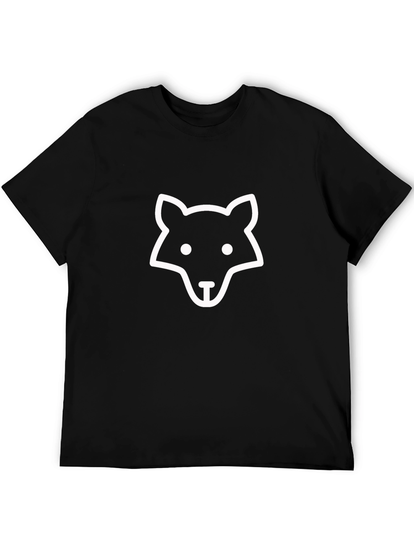 Black Fox Graphic Tee - Stylish Mens Shirt