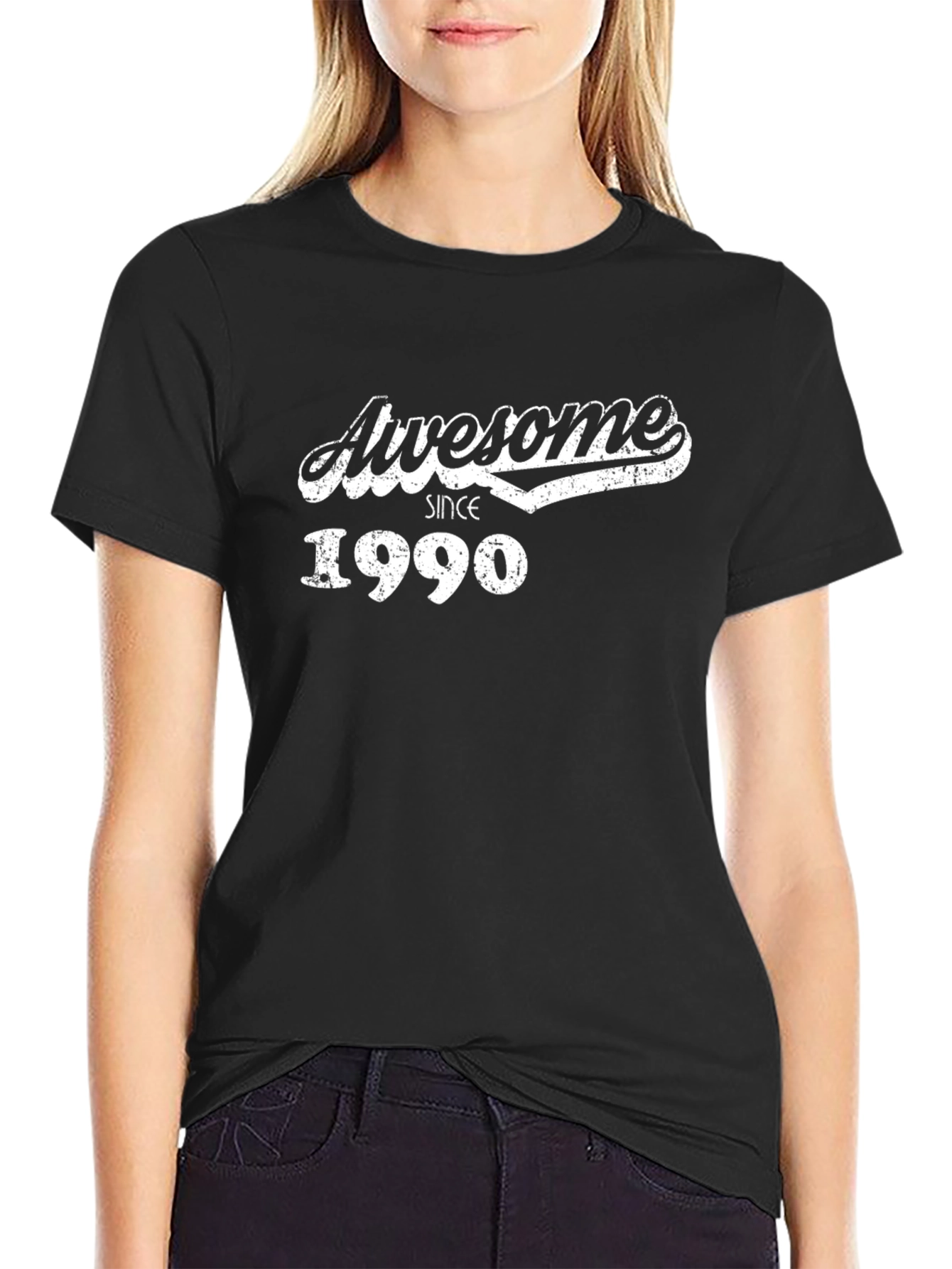 Awesome Since 1990 Black T-Shirt