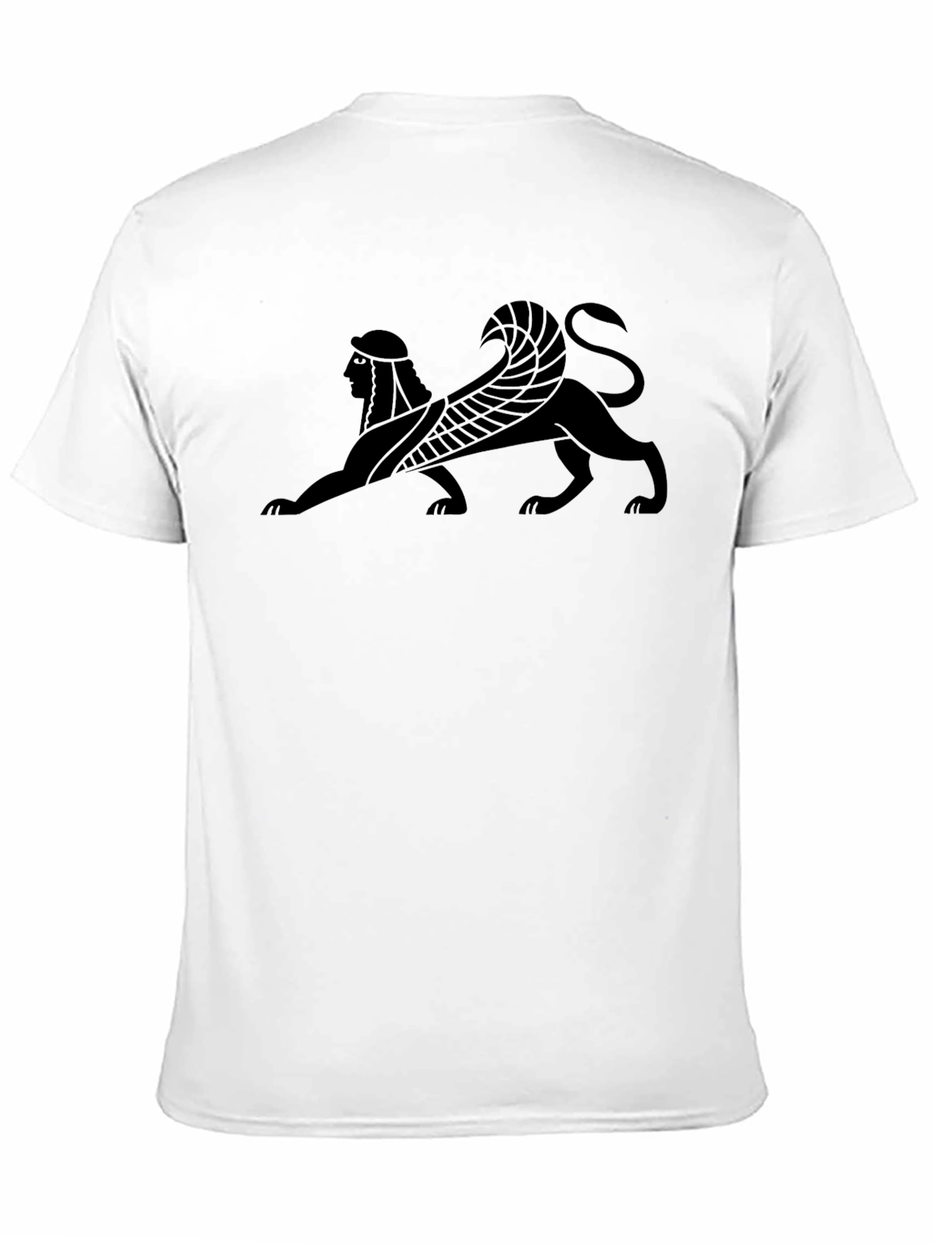 Sphinx Graphic Tee - Black Cotton T-Shirt