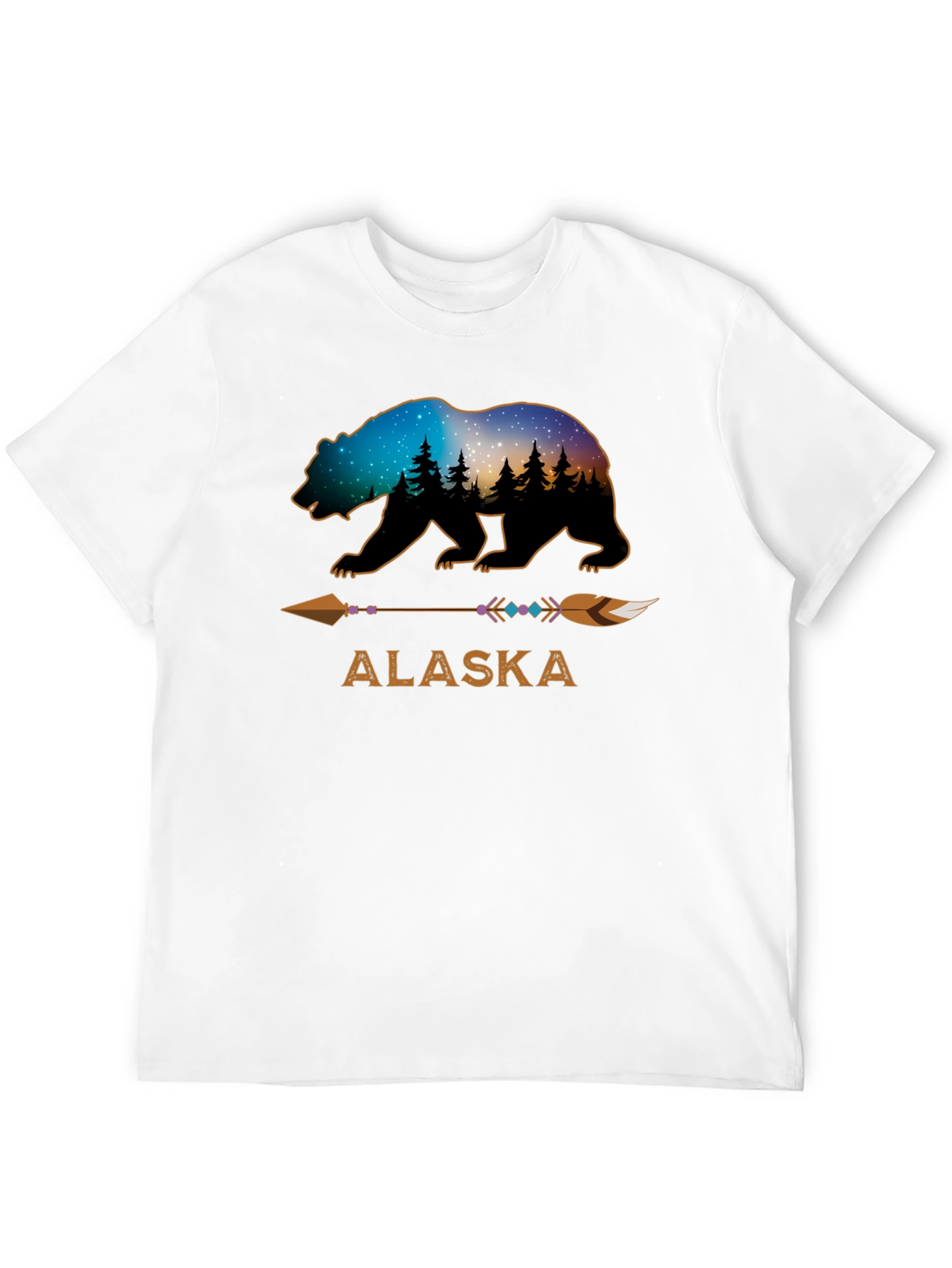 Alaska Bear Arrow Graphic T-Shirt