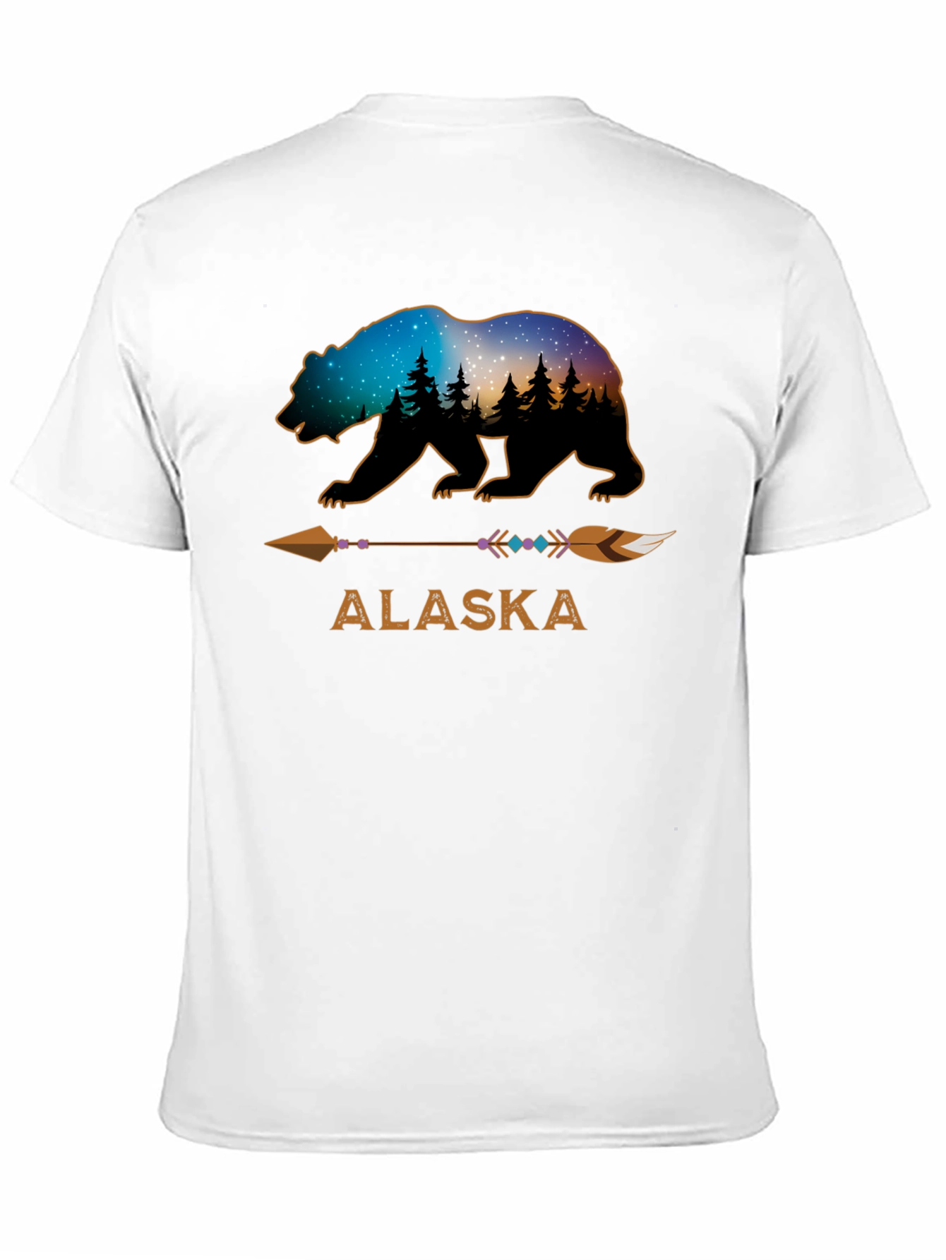 Alaska Bear Arrow Graphic T-Shirt