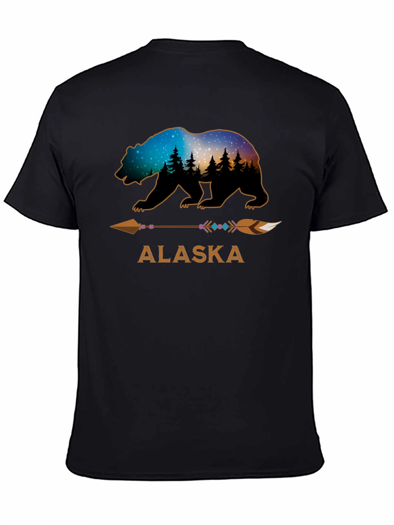 Alaska Bear Arrow Graphic T-Shirt