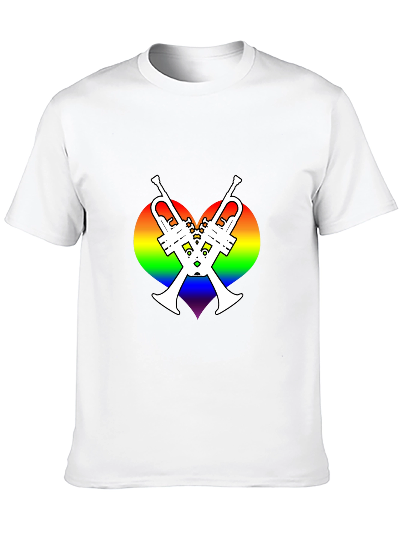 LGBT Pride Trumpet Heart T-Shirt