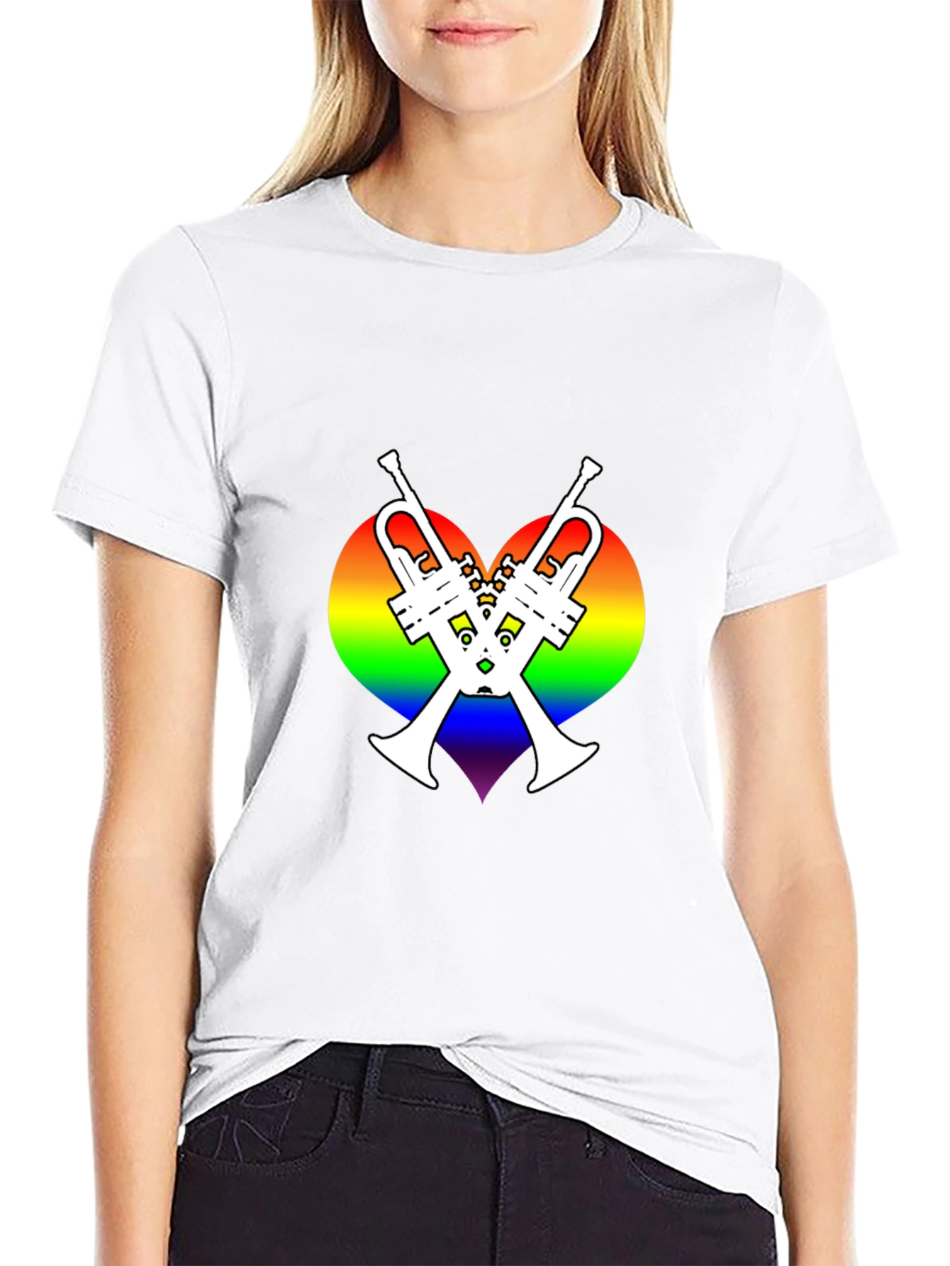 LGBT Pride Trumpet Heart T-Shirt