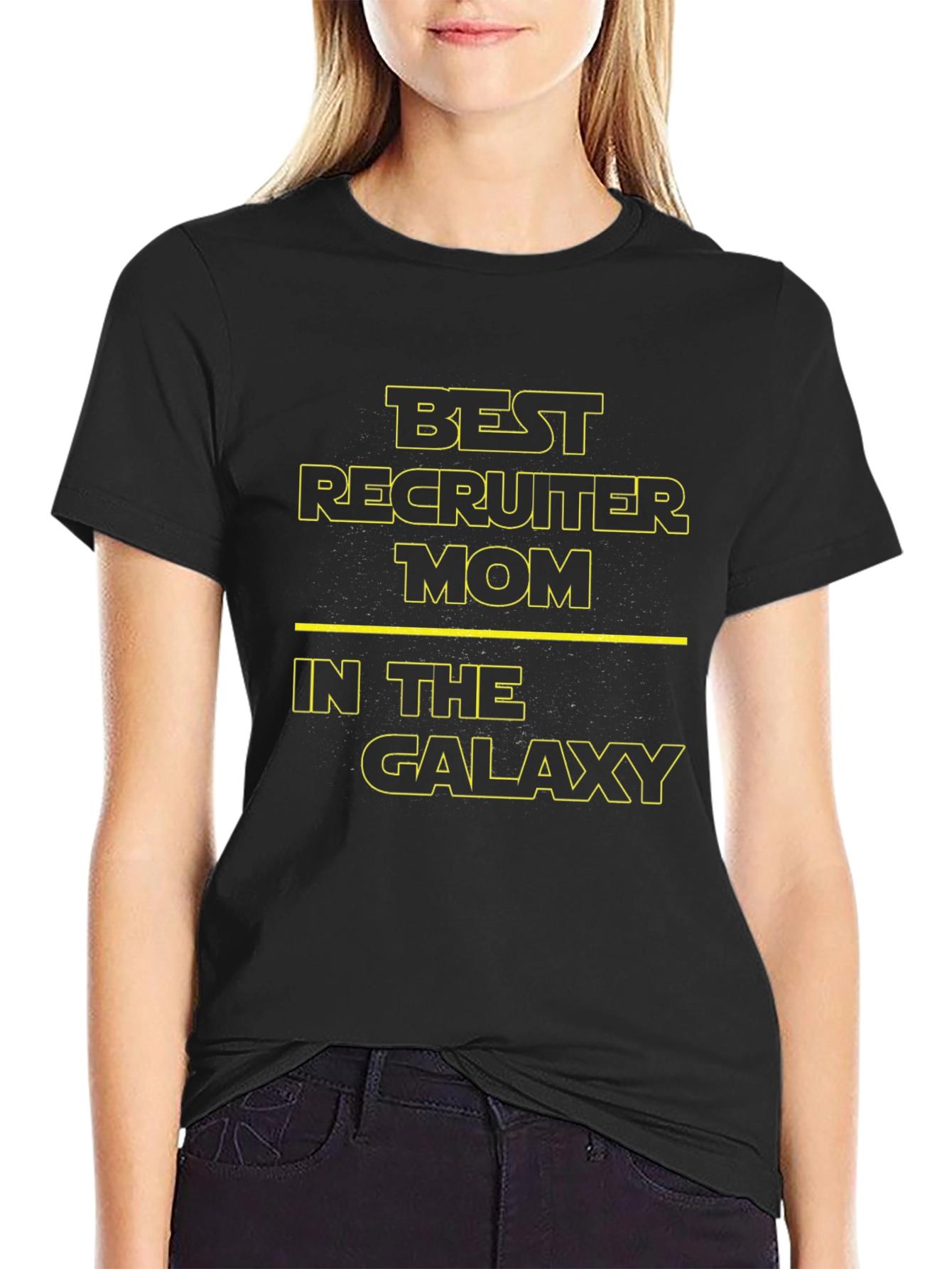 Best Recruiter Mom T-Shirt - Galaxy Design