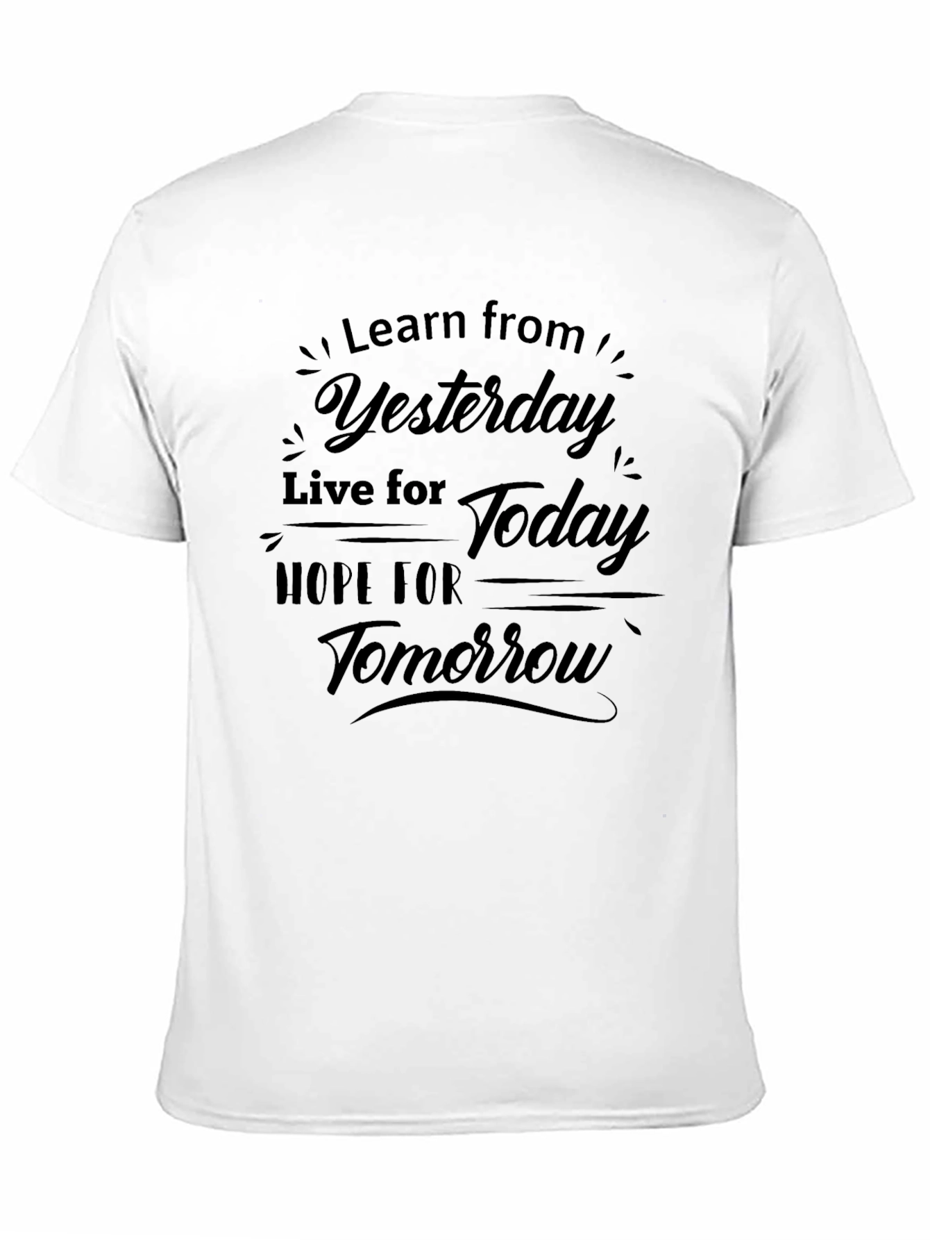Inspirational Quote T-Shirt - Learn Live Hope