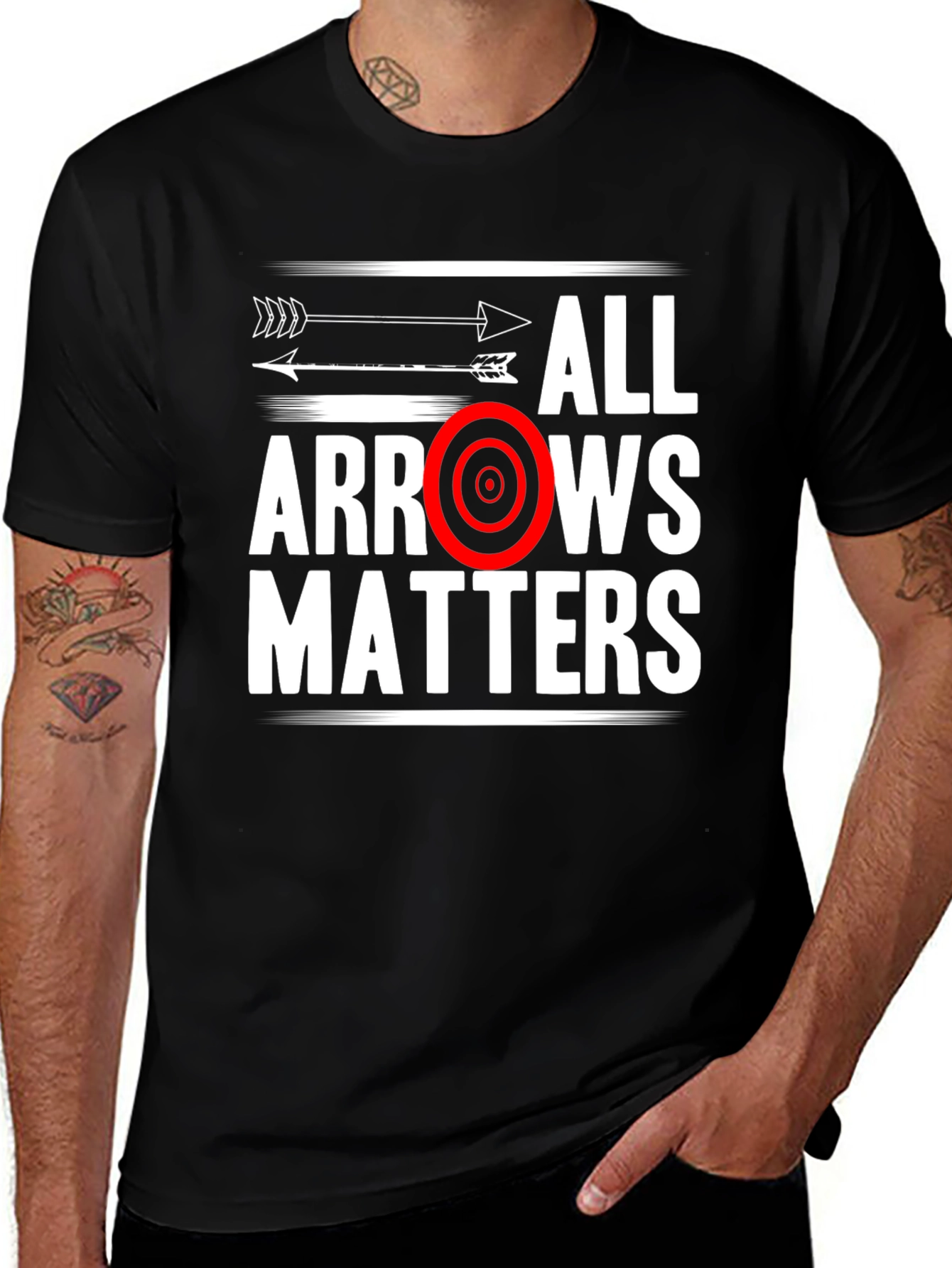 All Arrows Matter T-Shirt Archery Target Design