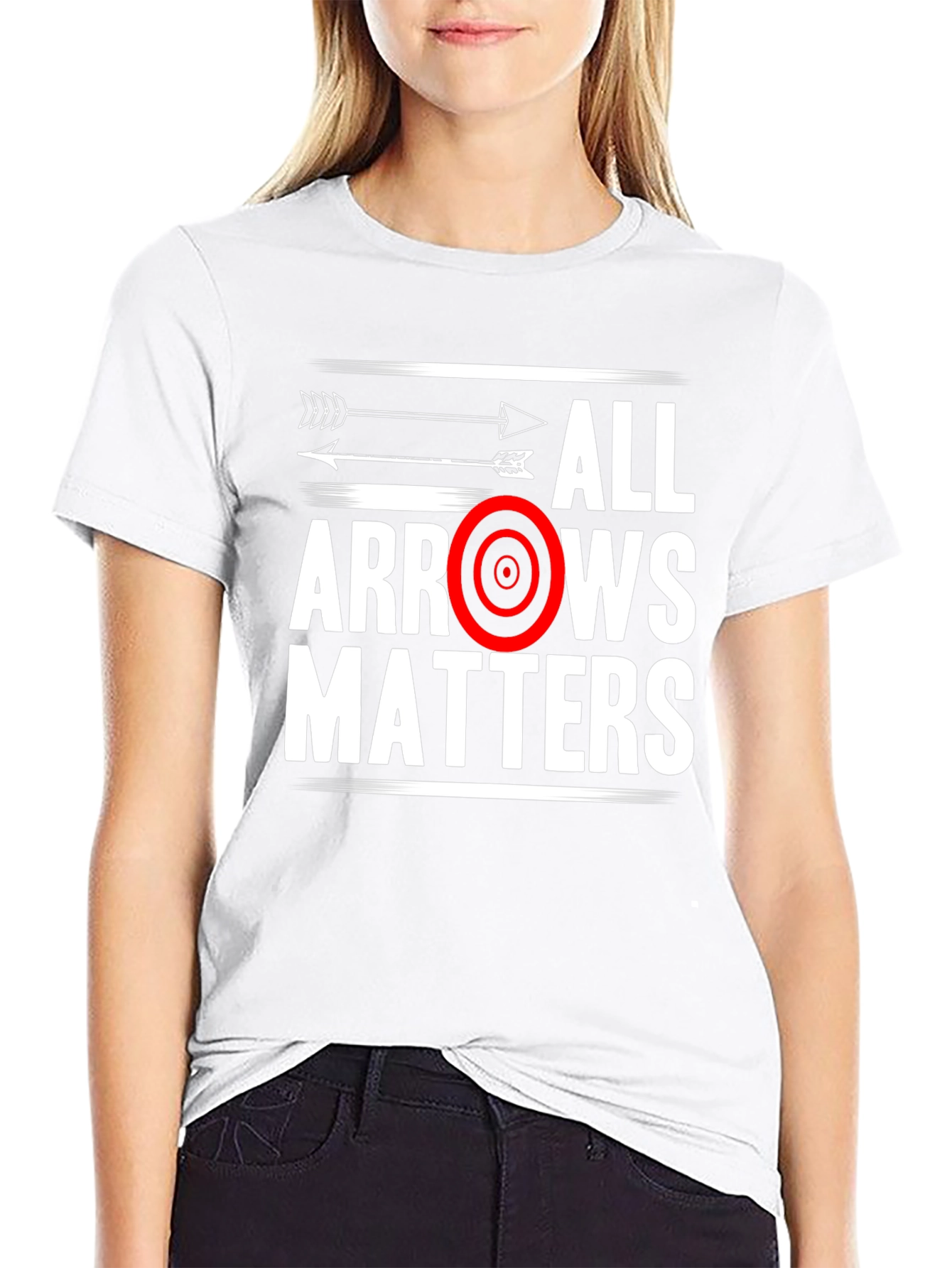 All Arrows Matter T-Shirt Archery Target Design