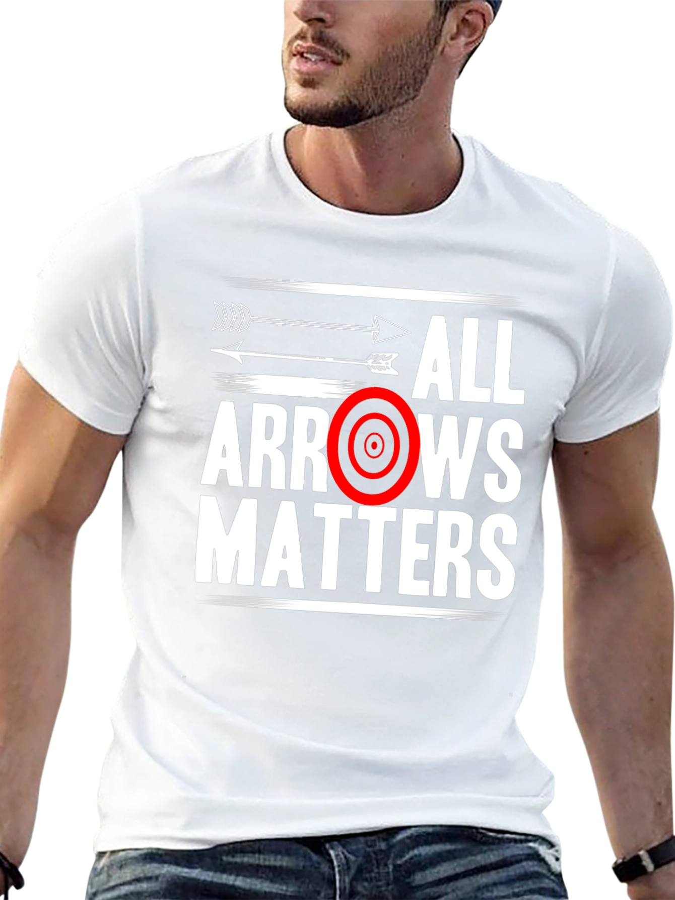 All Arrows Matter T-Shirt Archery Target Design