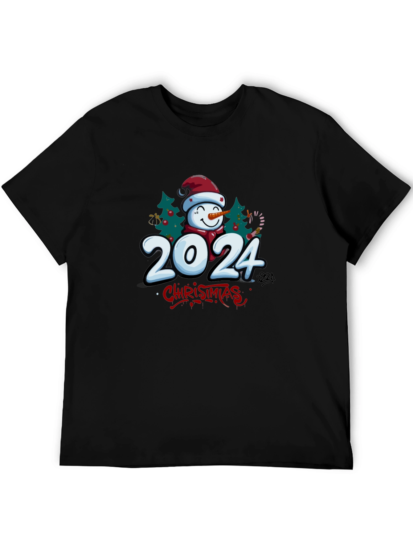 Christmas 2024 Snowman T-Shirt