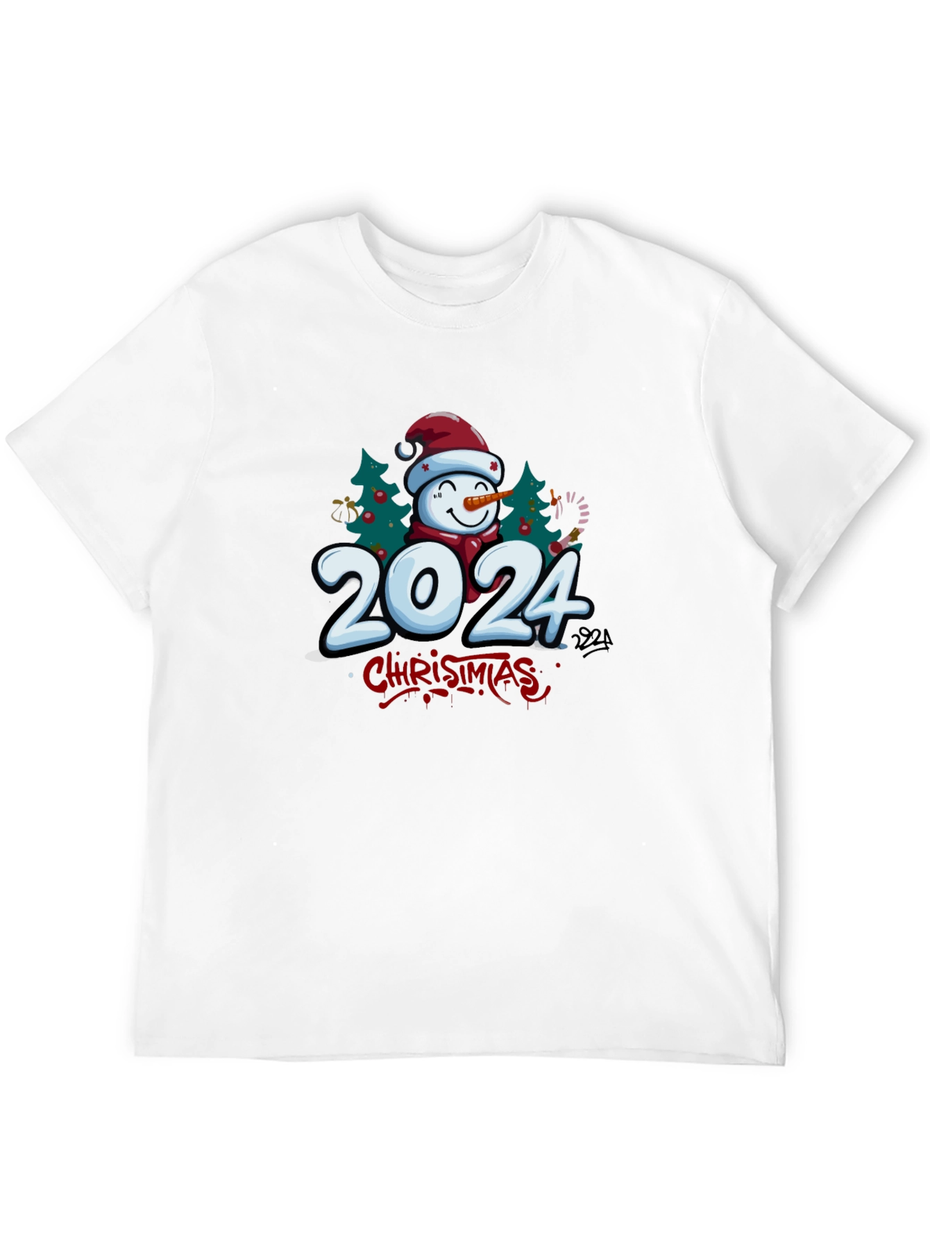 Christmas 2024 Snowman T-Shirt