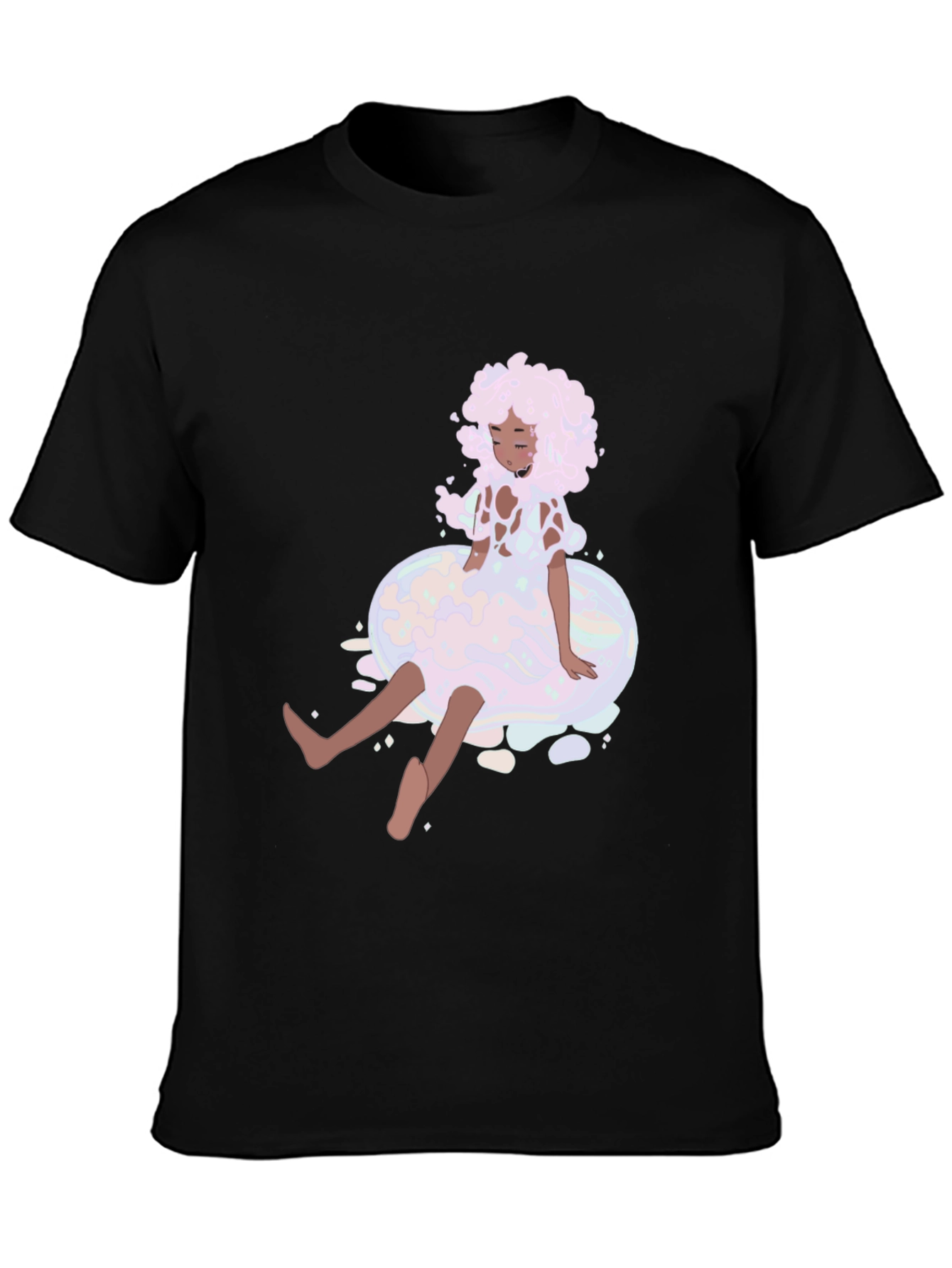 Unique Graphic Tee - Bubble Dream Design