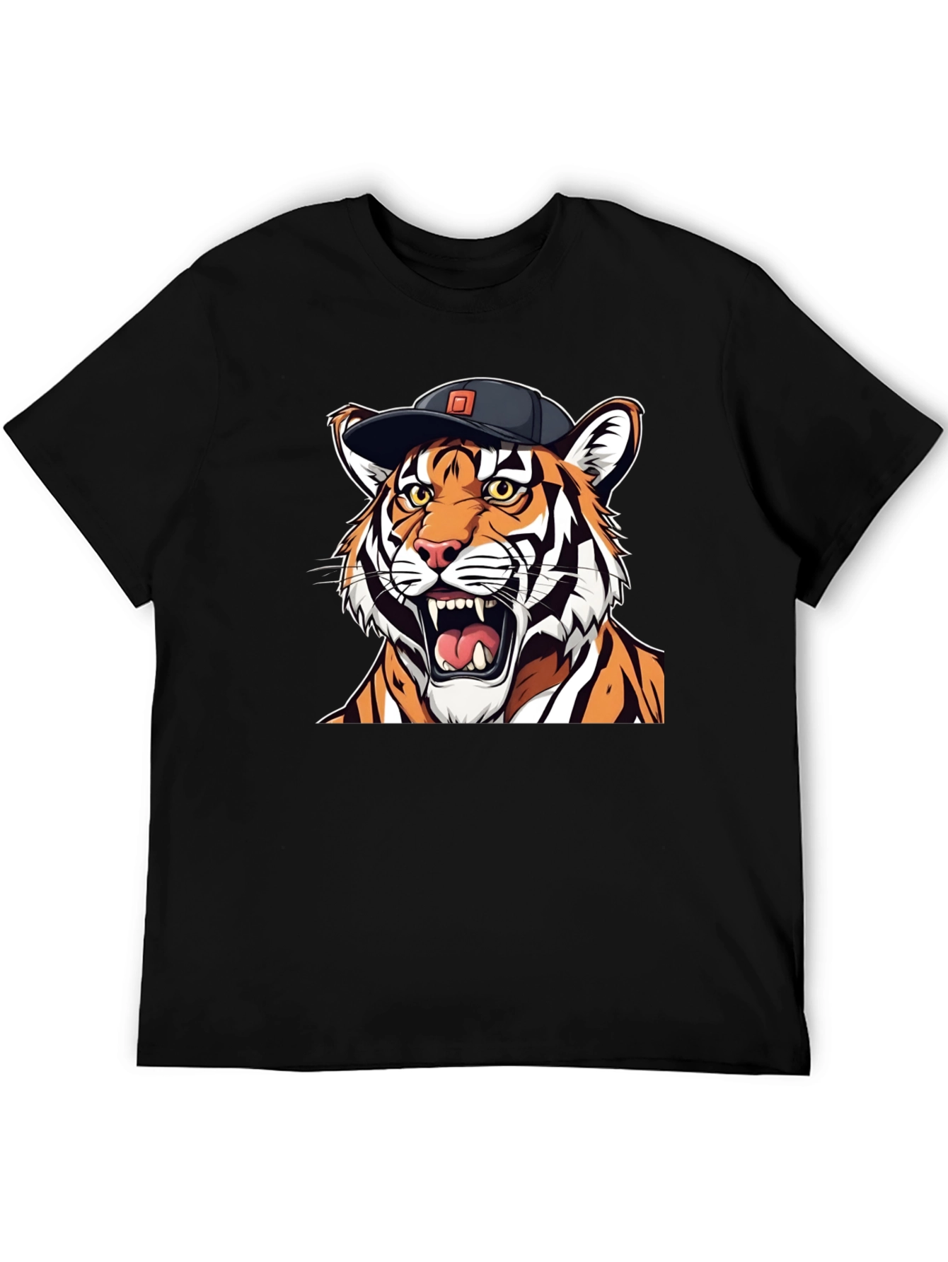 Tiger Graphic Tee - Cool Animal Print Shirt