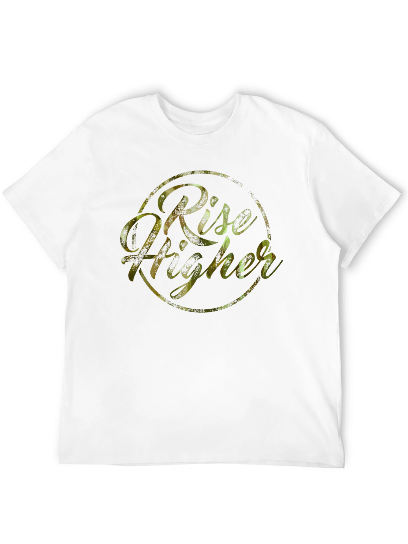 Rise Higher Graphic Print Black T-Shirt