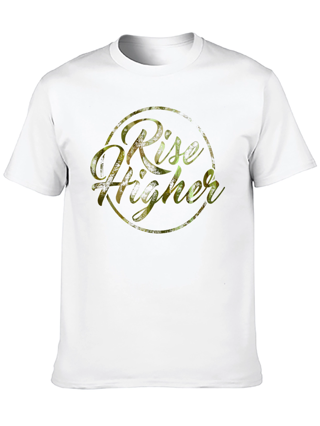 Rise Higher Graphic Print Black T-Shirt