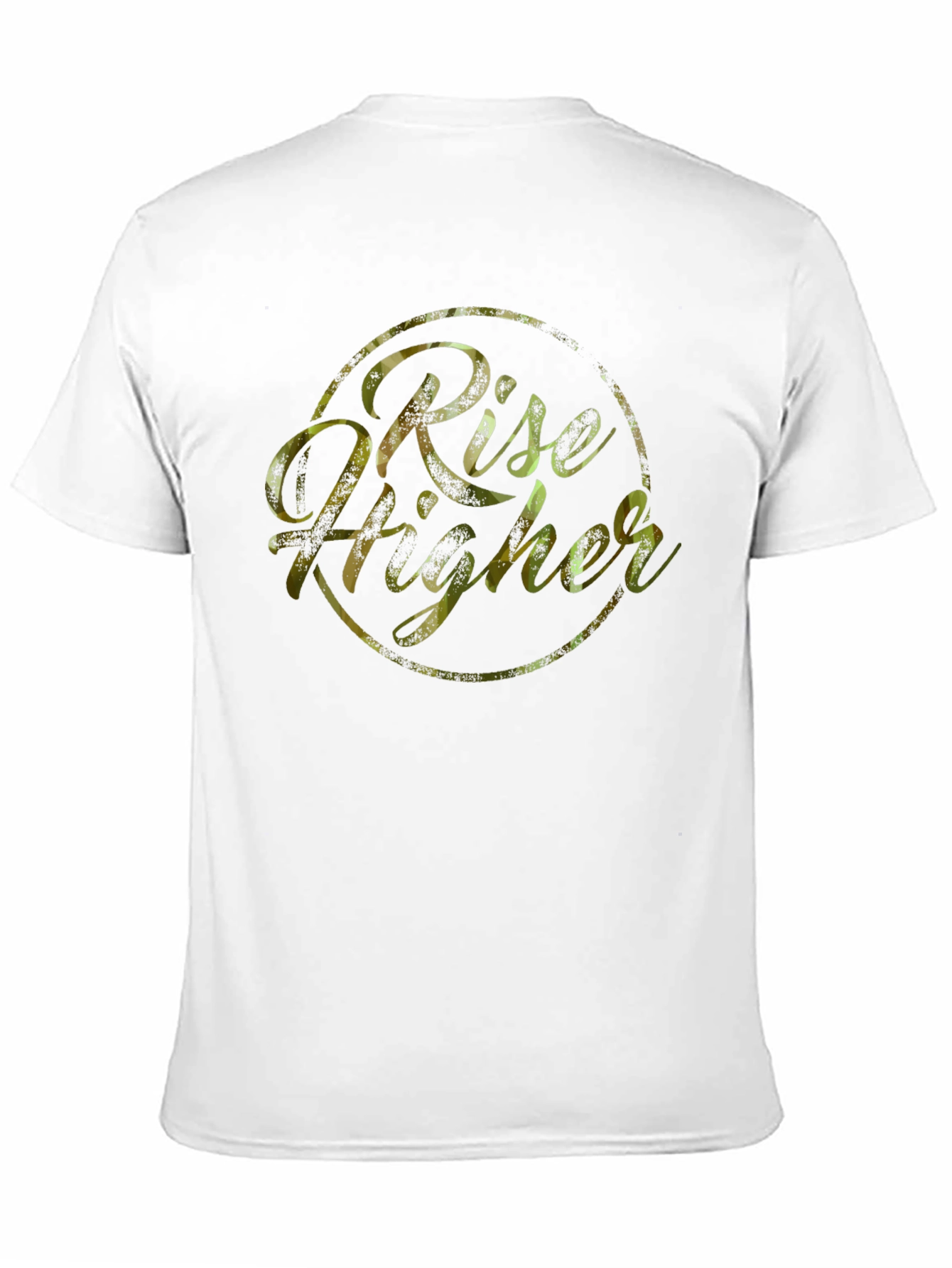 Rise Higher Graphic Print Black T-Shirt