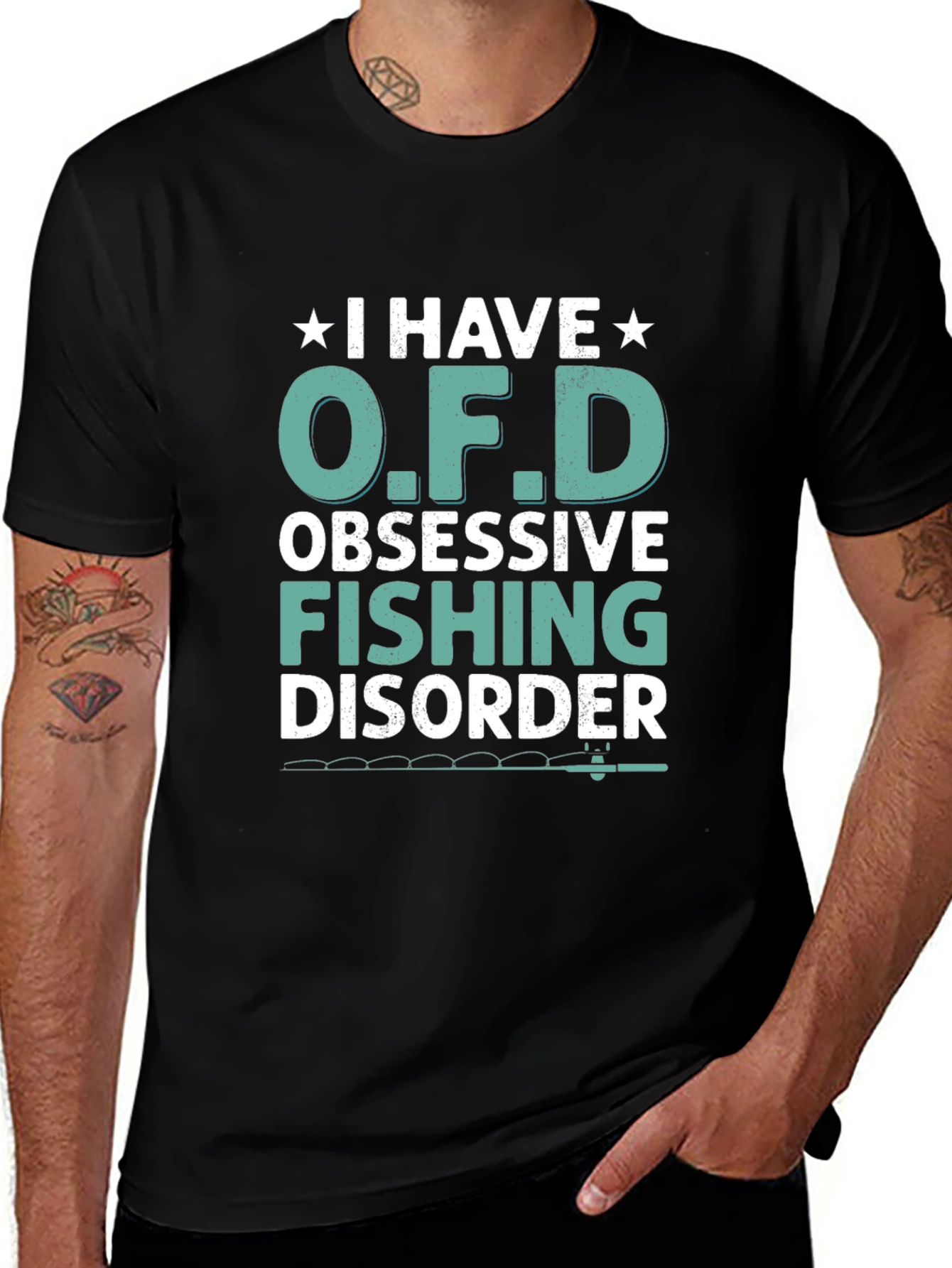 Obsessive Fishing Disorder T-Shirt - Angler Gift