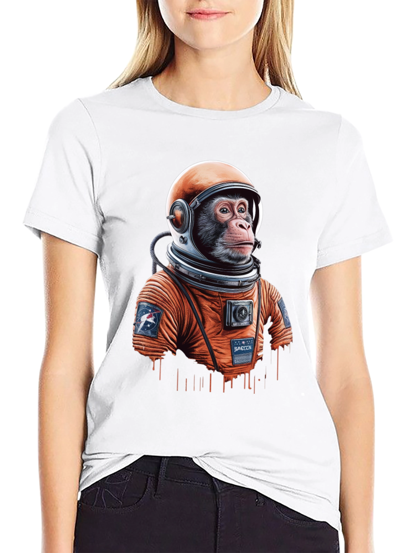 Astro Chimp T-Shirt - Space Monkey Tee
