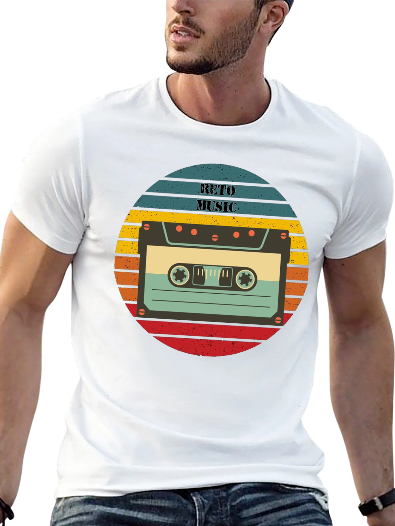 Retro Music Cassette T-Shirt
