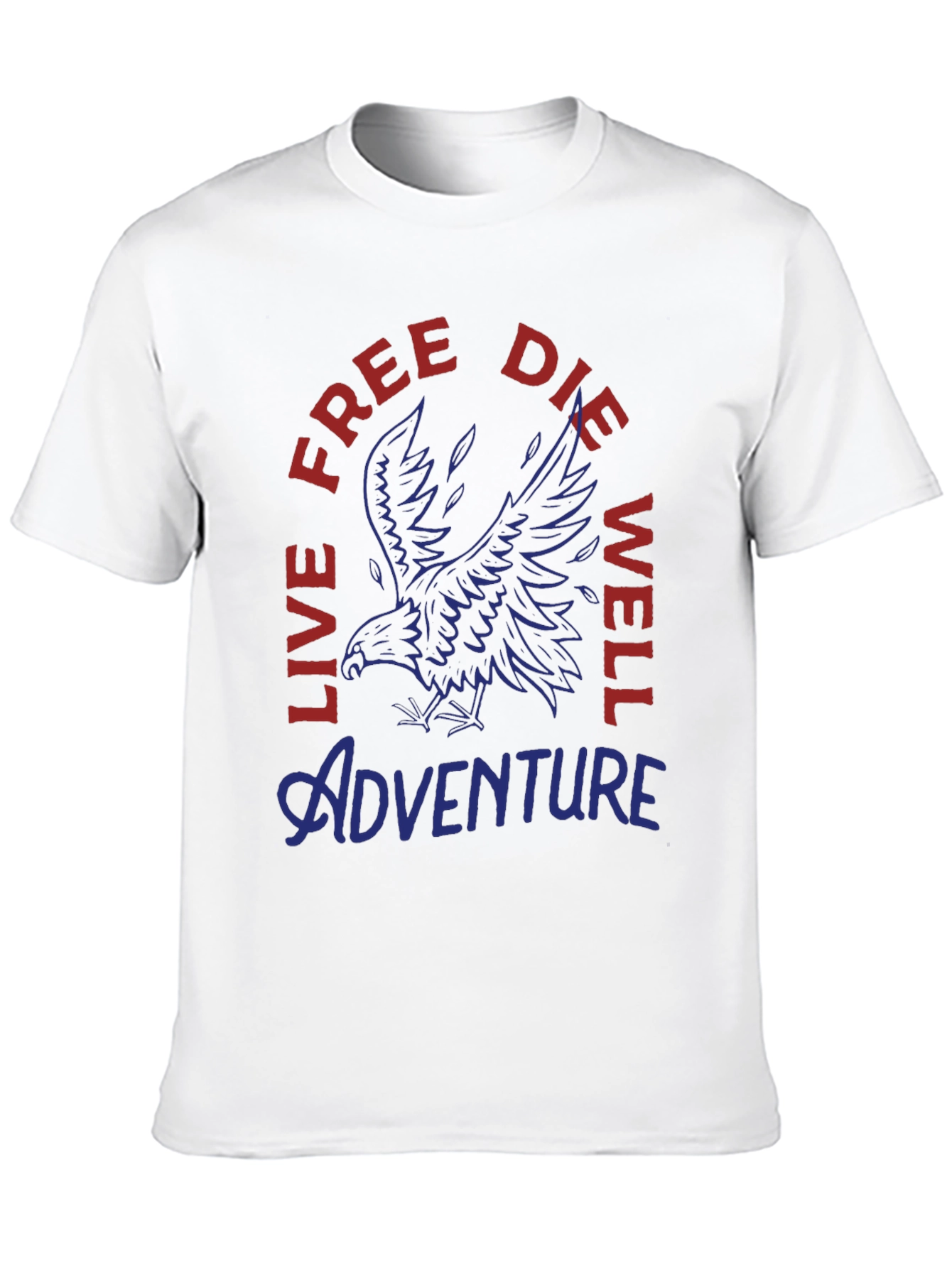 Adventure Eagle Graphic Print Mens T-Shirt