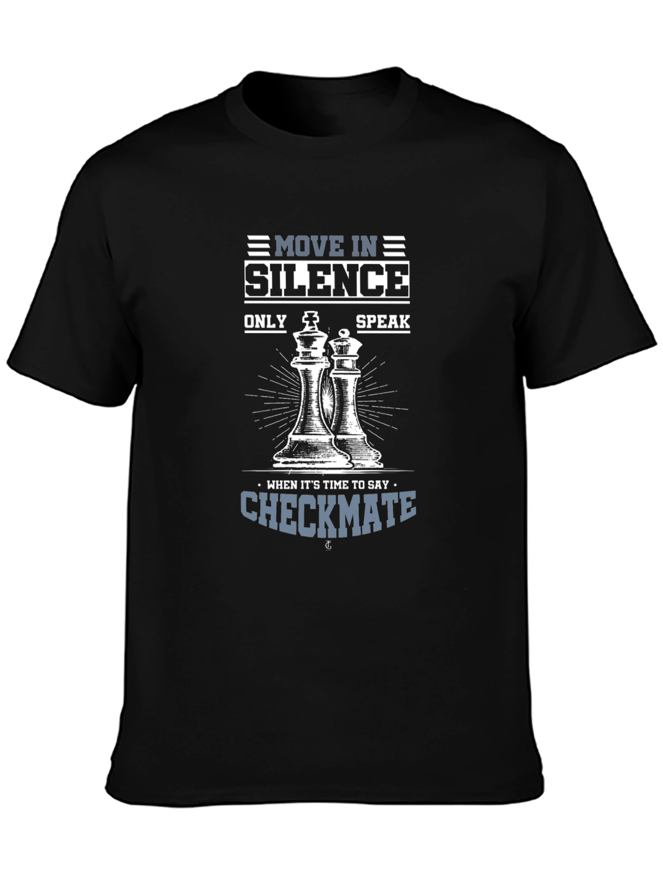 Move in Silence Chess Graphic T-Shirt