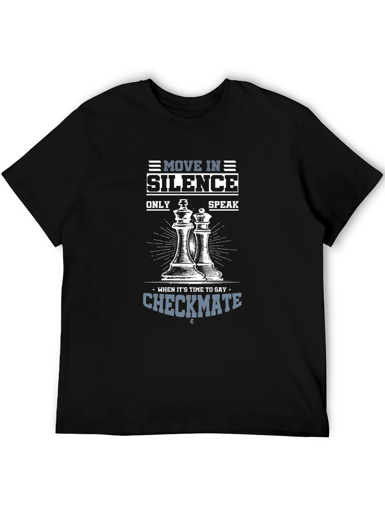 Move in Silence Chess Graphic T-Shirt