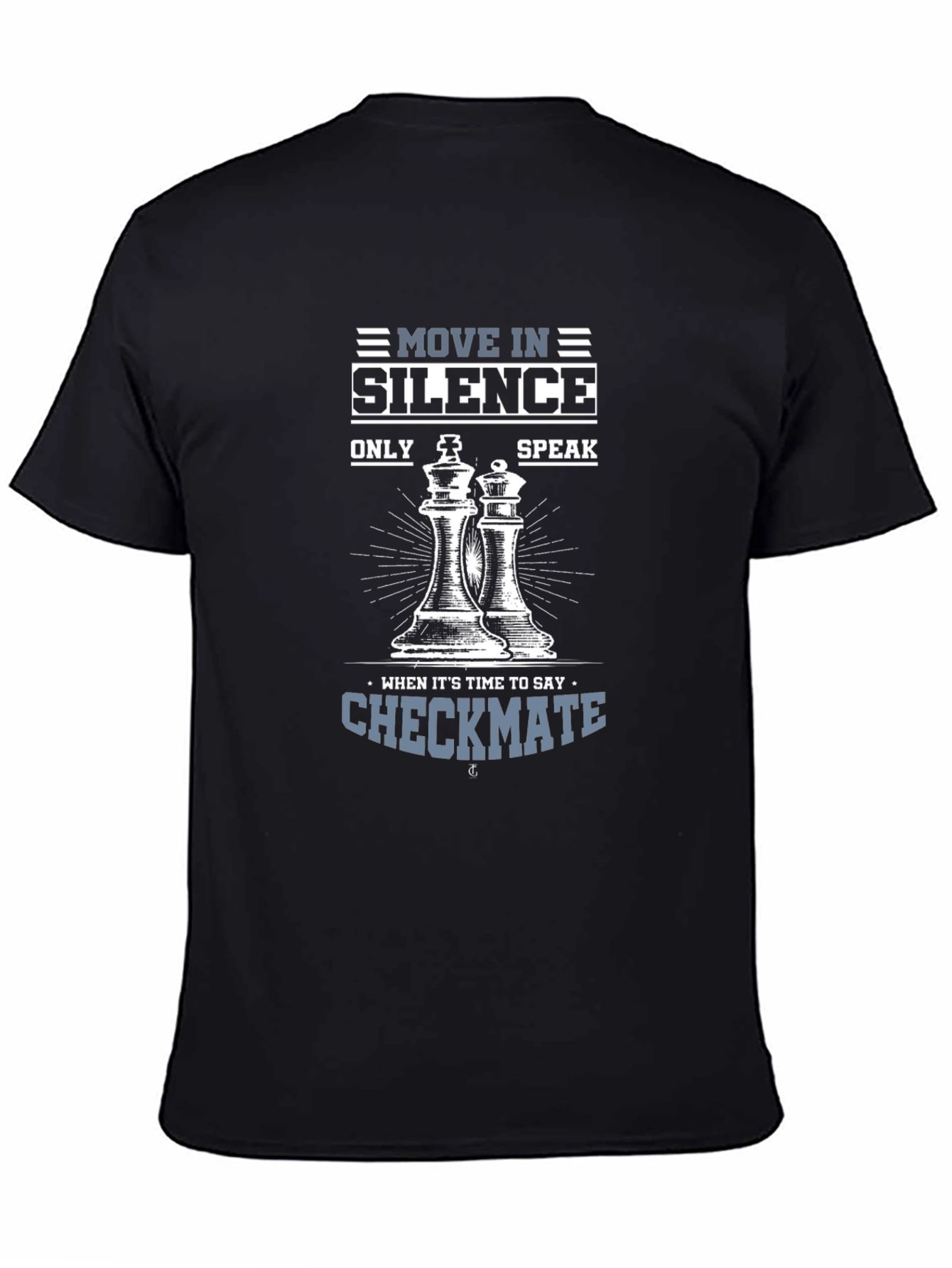Move in Silence Chess Graphic T-Shirt