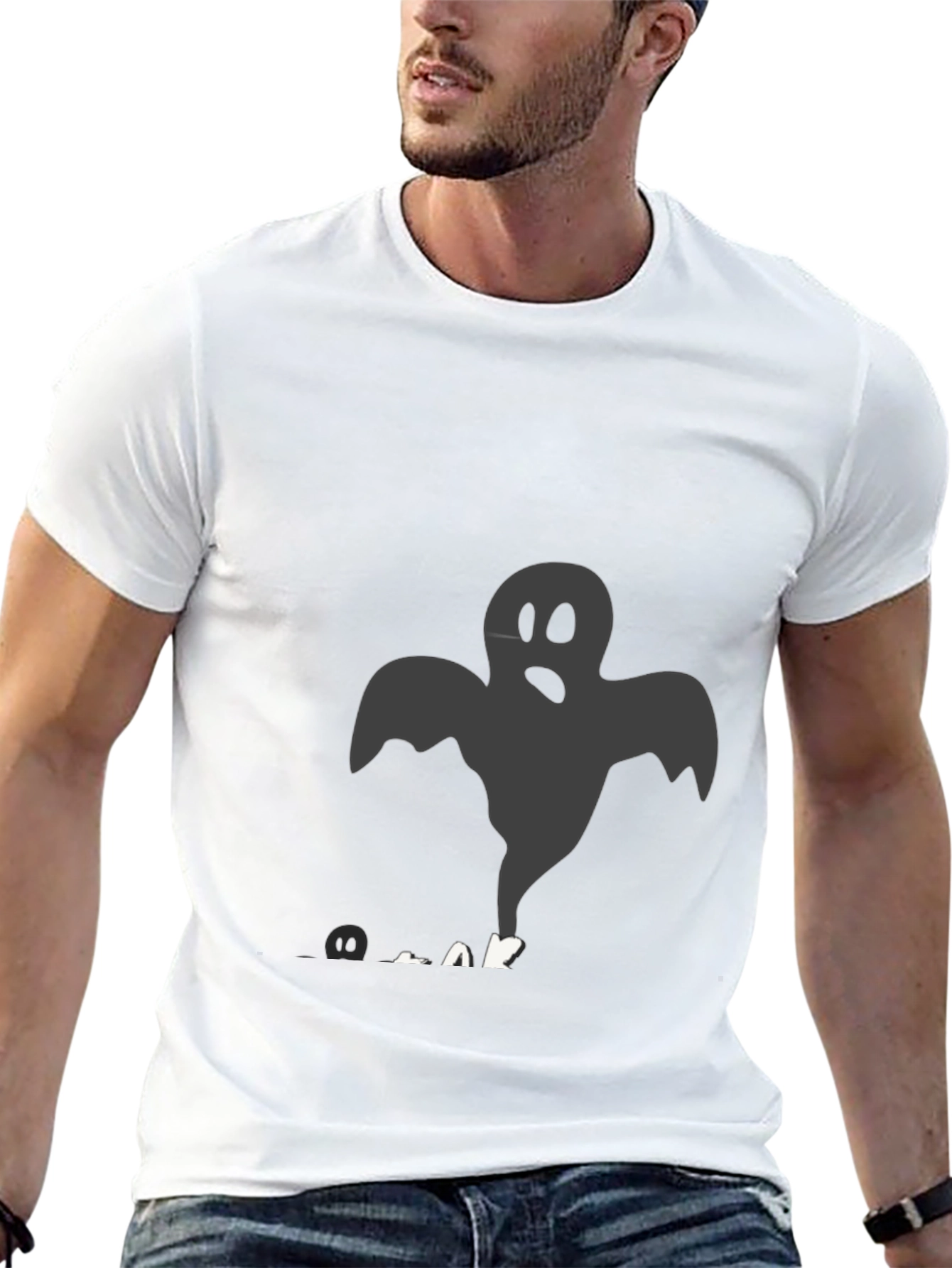 Spooky Season Ghost Graphic Tee