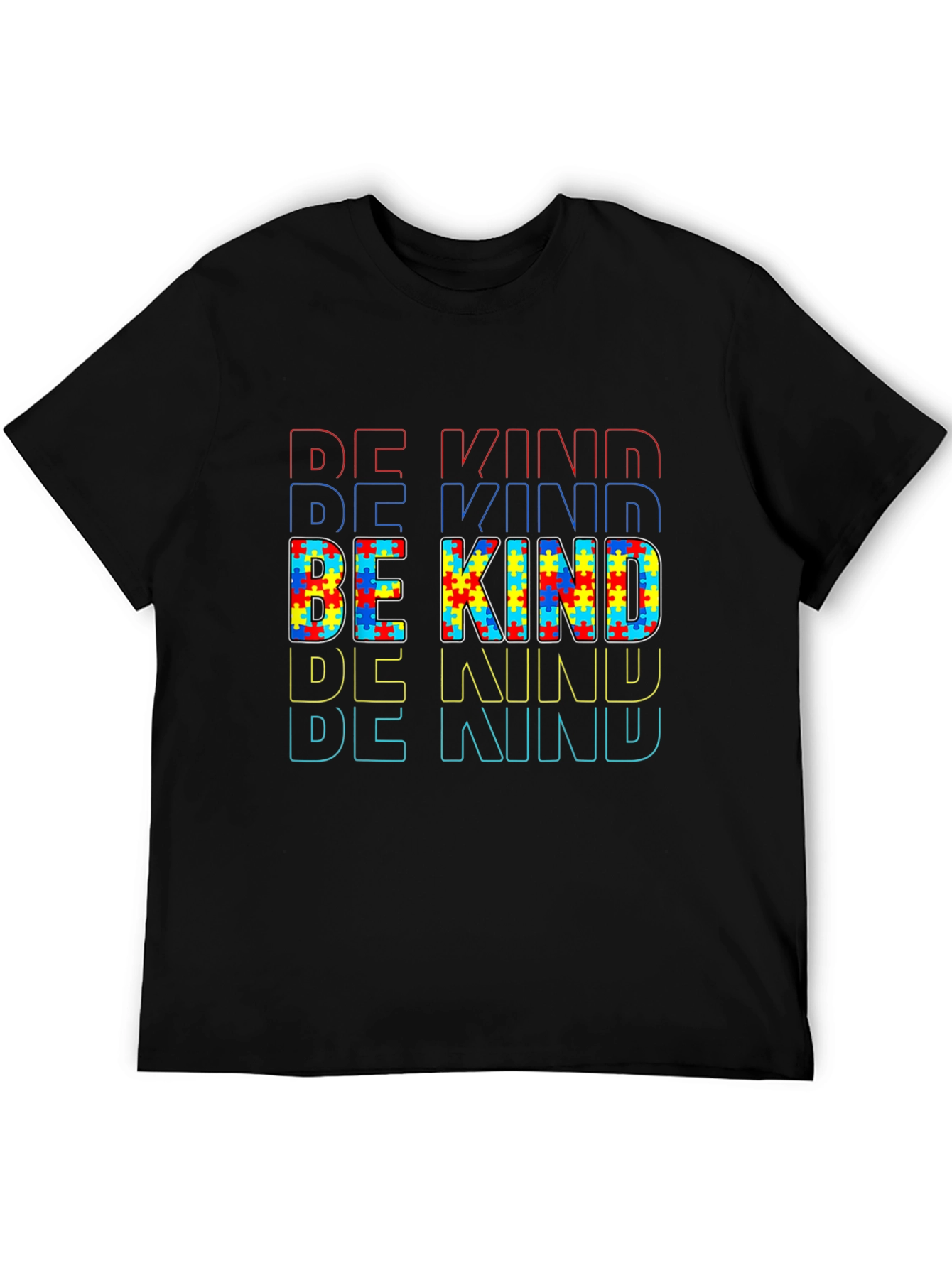 Be Kind Autism Awareness Graphic T-Shirt
