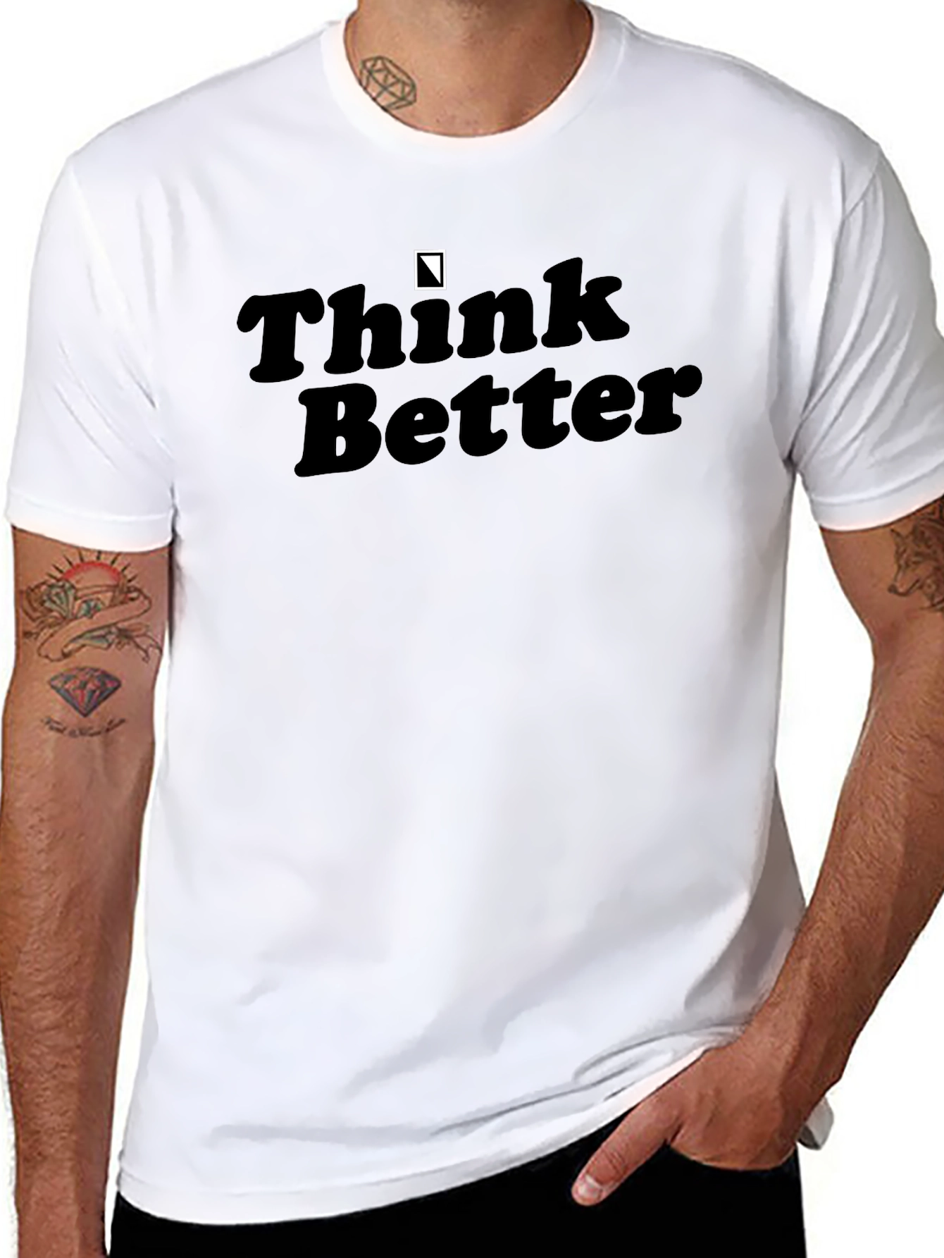 Think Better T-Shirt - Mens Crew Neck Tee