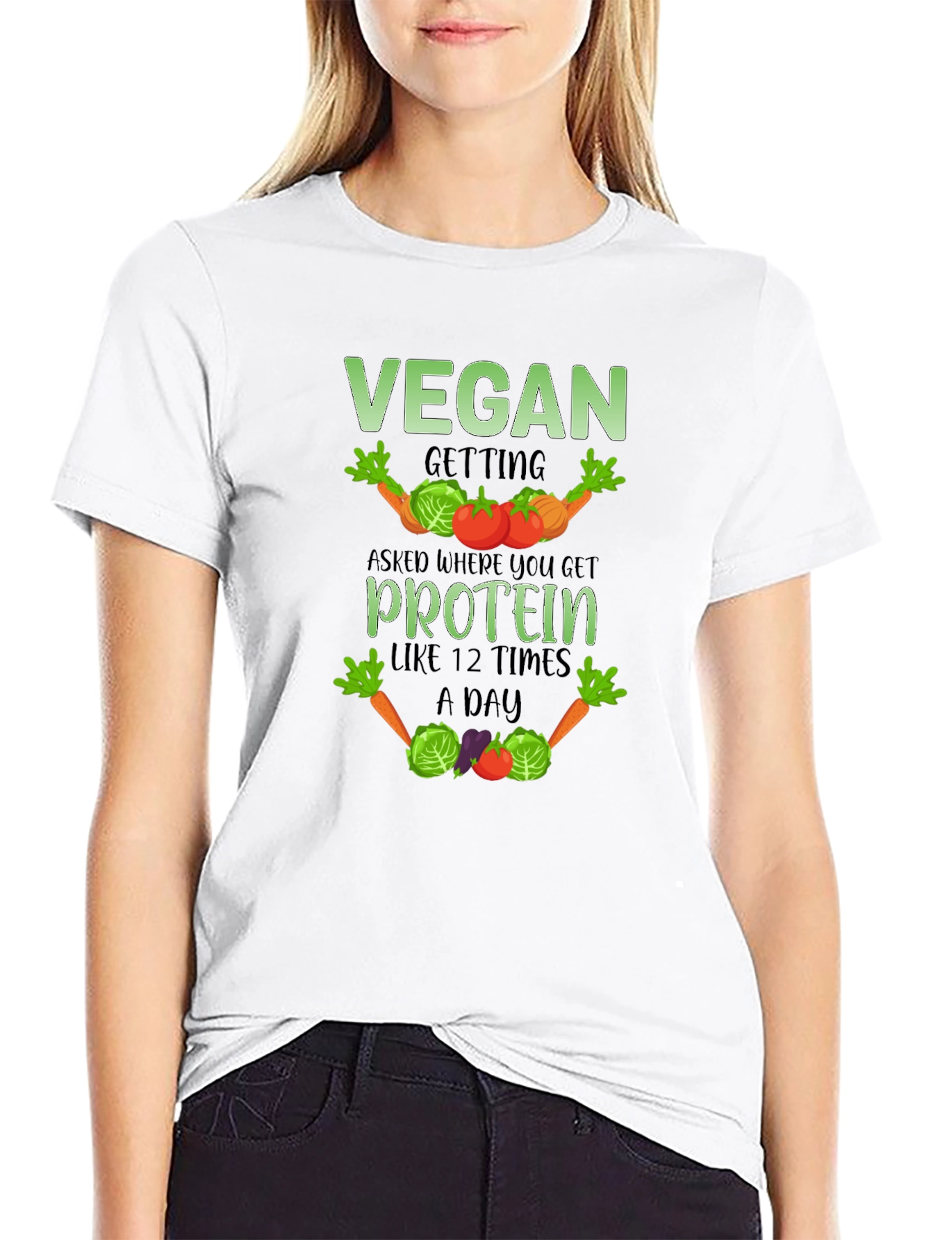 Vegan Protein Graphic T-Shirt