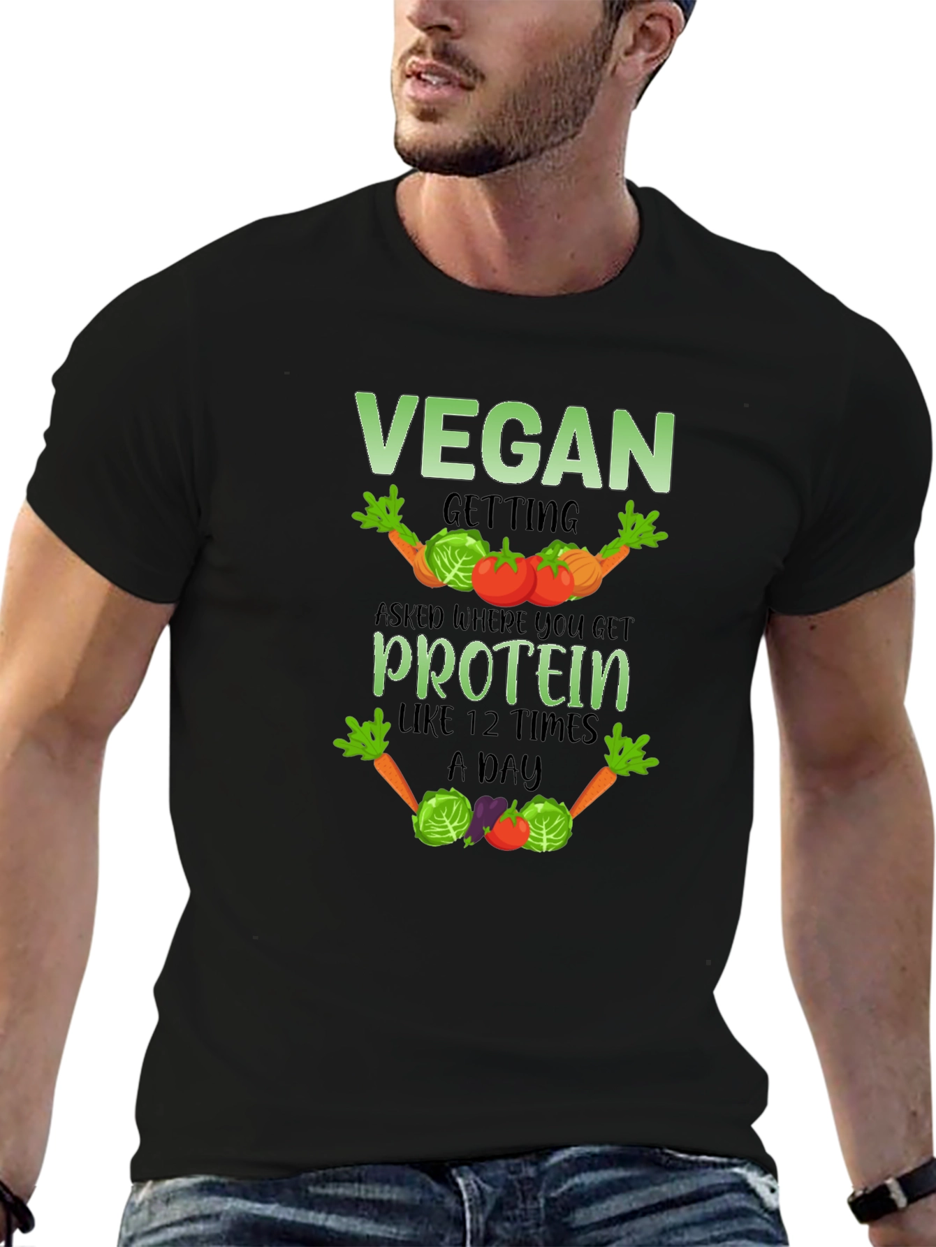 Vegan Protein Graphic T-Shirt