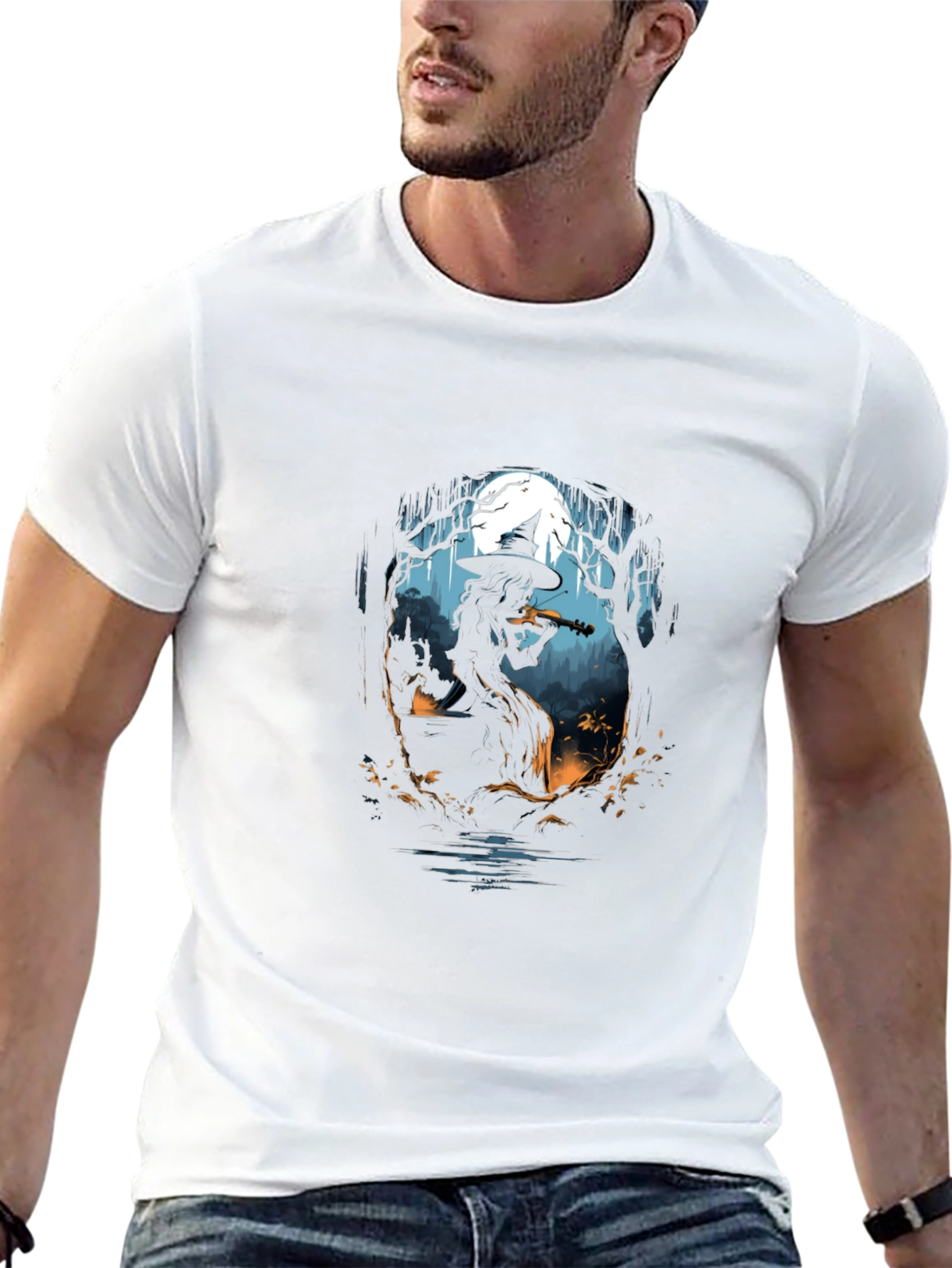 Witch Violinist Graphic Tee