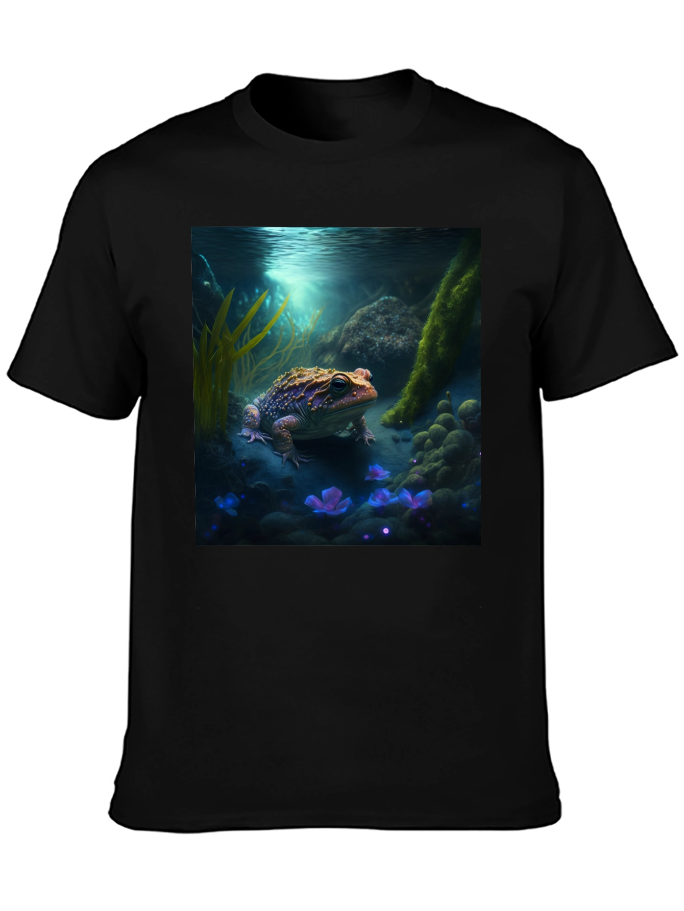 Underwater Frog Graphic Tee