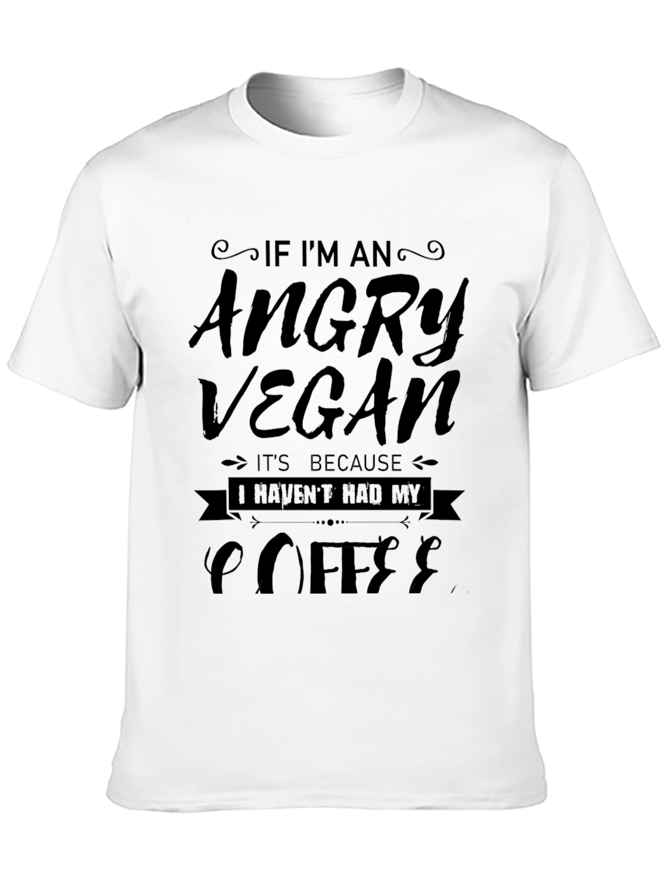 Angry Vegan Coffee T-Shirt