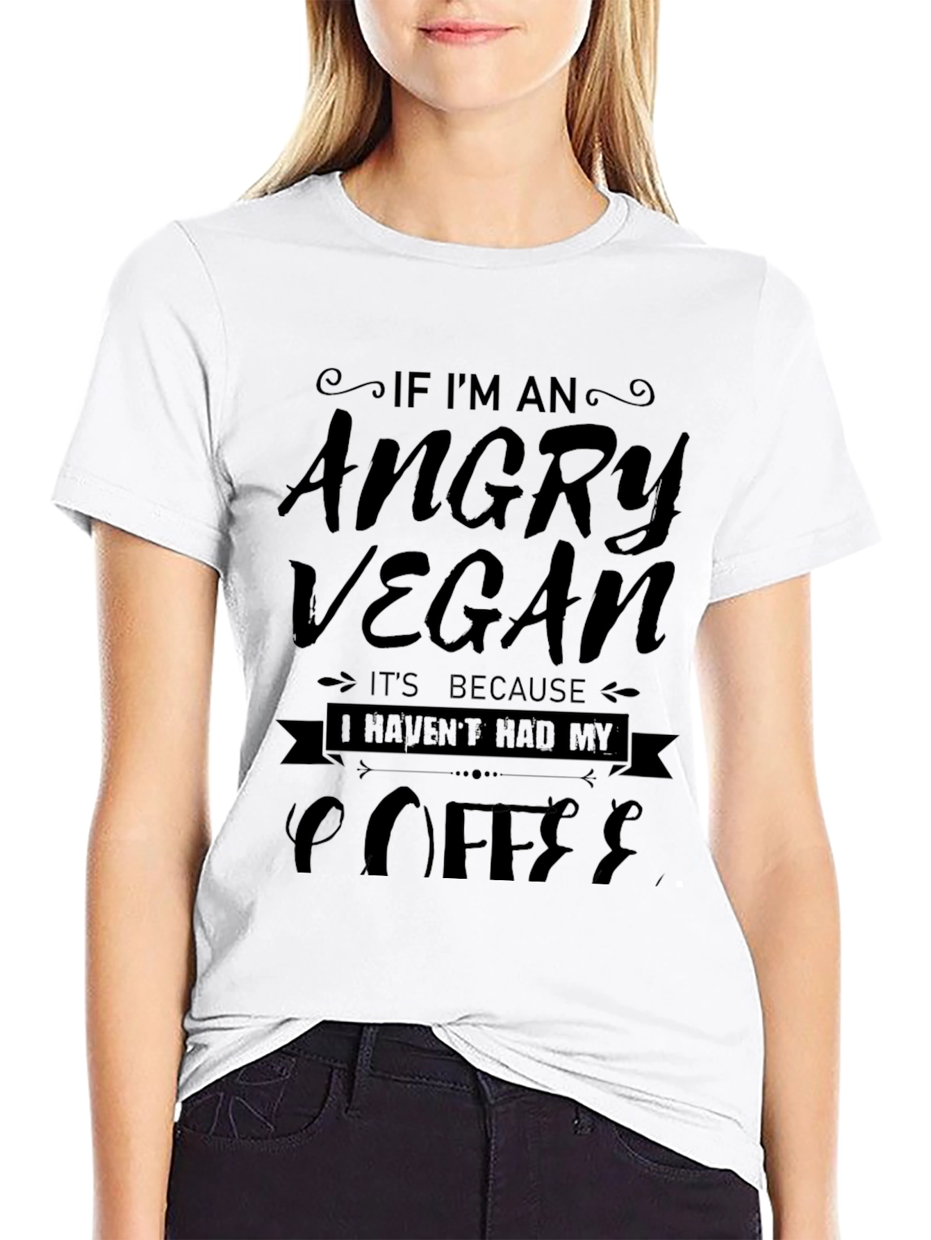 Angry Vegan Coffee T-Shirt