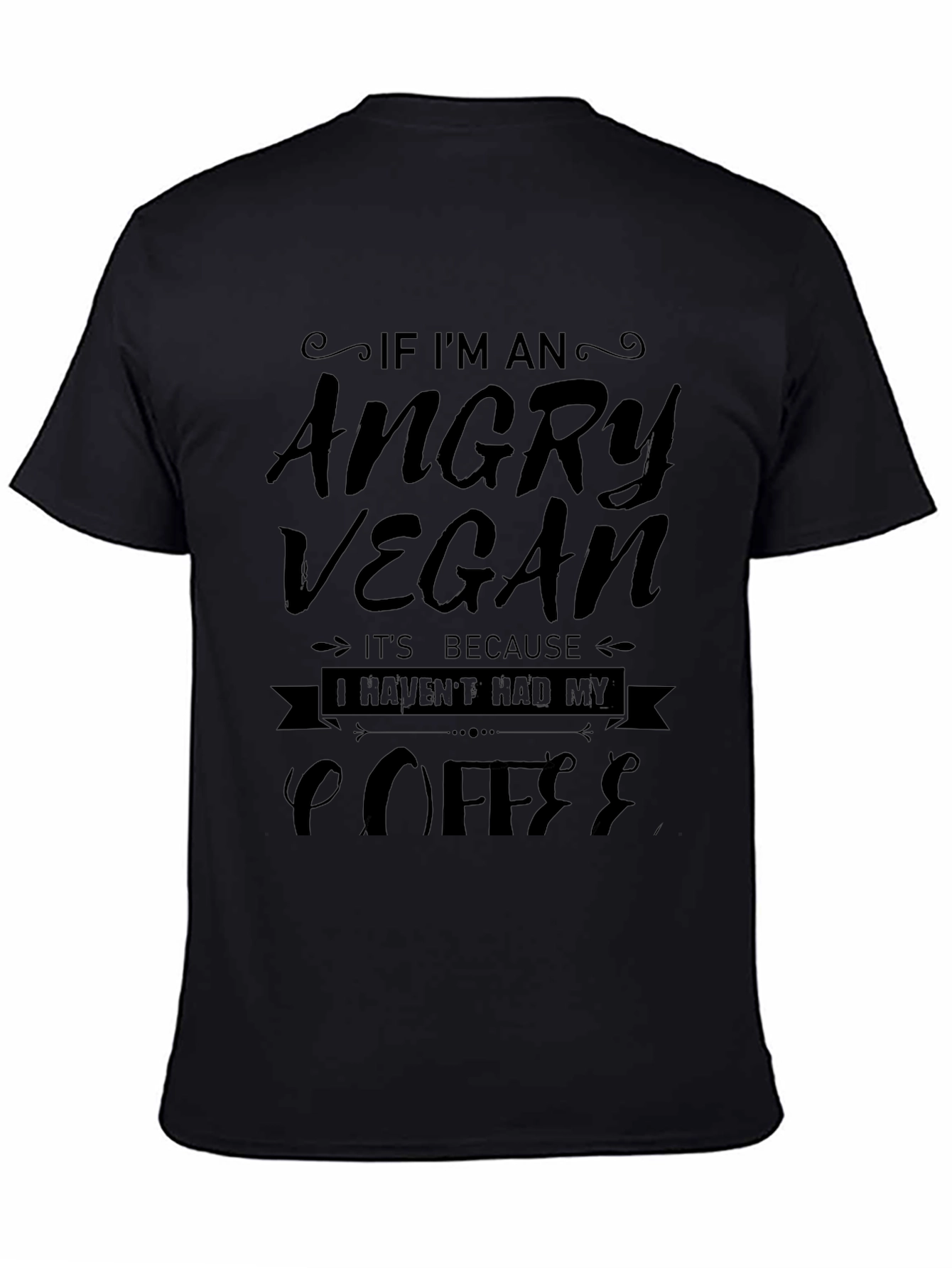 Angry Vegan Coffee T-Shirt