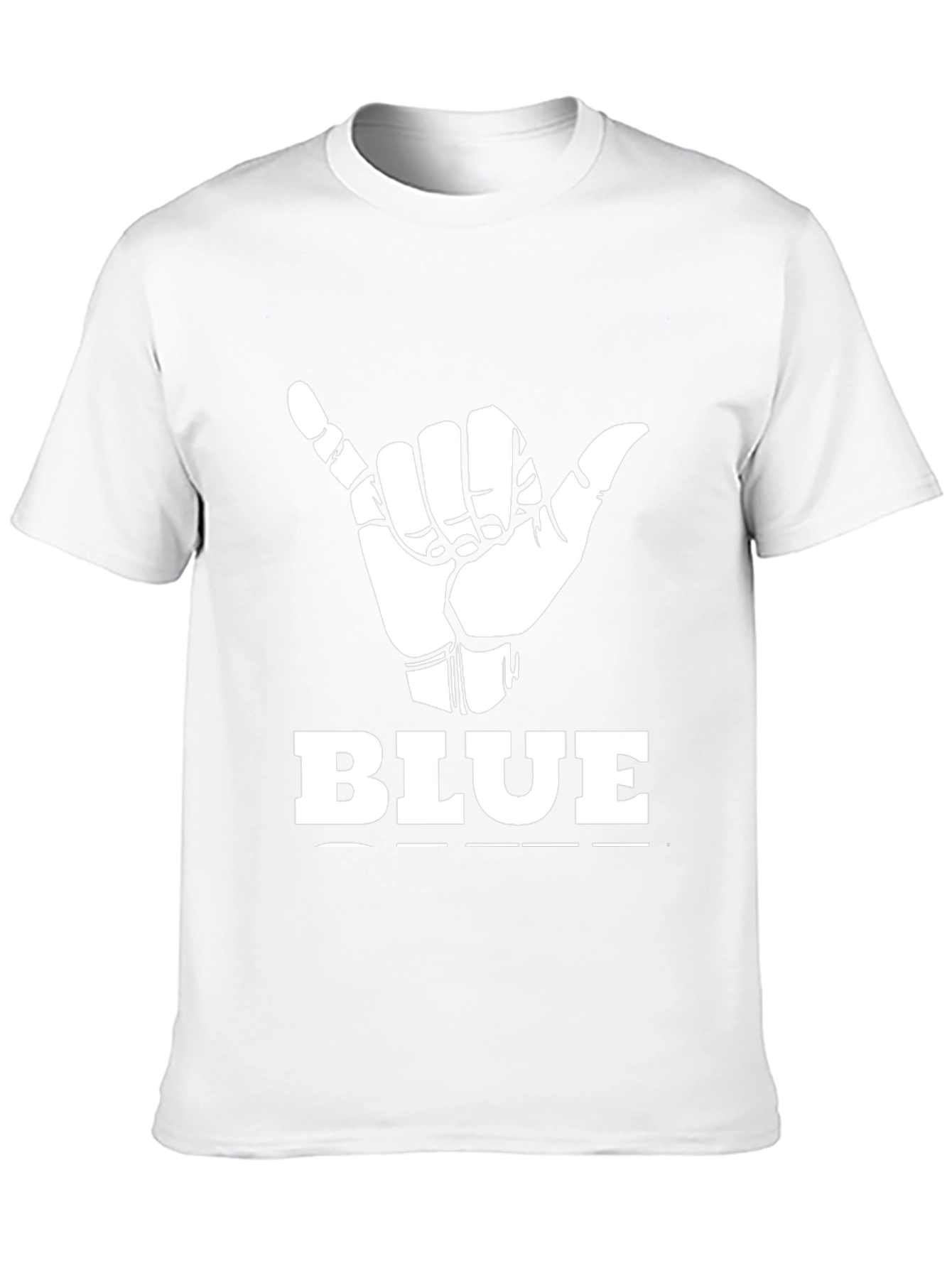 Hang Loose BLUE Graphic Tee - Casual Comfort